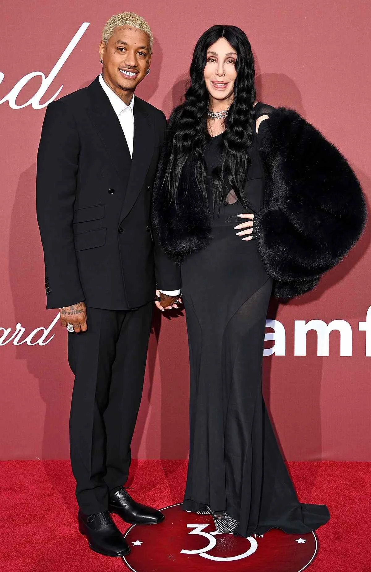 CHER - AMFAR GALA 2024 - RED CARPET. STYLIST - PATTI WILSON, STYLIST ASST. - ELIJAH H.