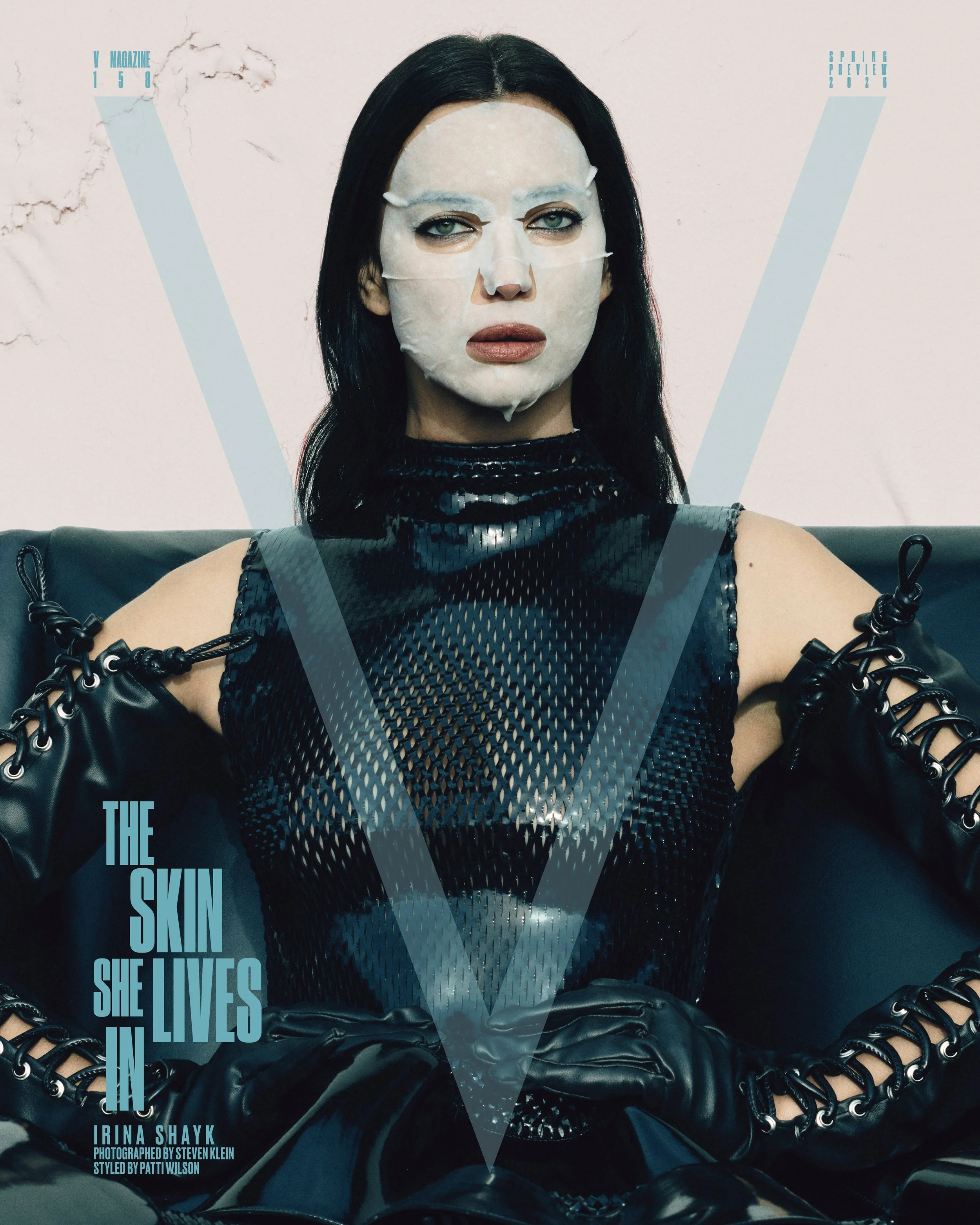 V MAGAZINE V158 - IRINA SHAYK - SHOT BY STEVEN KLEIN. STYLIST - PATTI WILSON, STYLING ASST. - ELIJAH H.