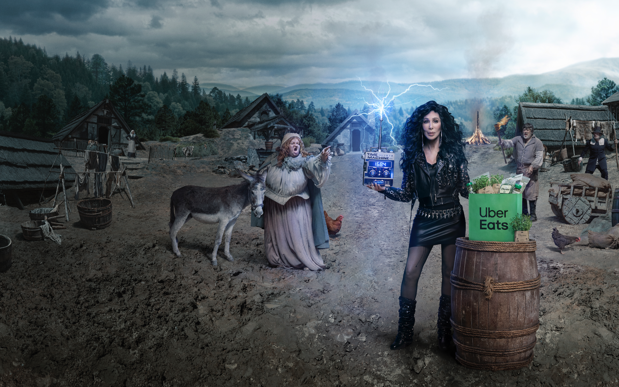CHER - UBER EATS | TURN BACK THYME. STYLIST - PATTI WILSON, STYLIST ASST. - ELIJAH H.