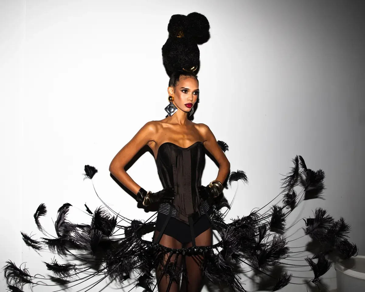 ECHELON NOIR'S 'BLACK HAIR REIMAGINED' HAIR SHOW - YUSEF WILLIAMS. STYLIST - PATTI WILSON, STYLING ASST. - ELIJAH H.