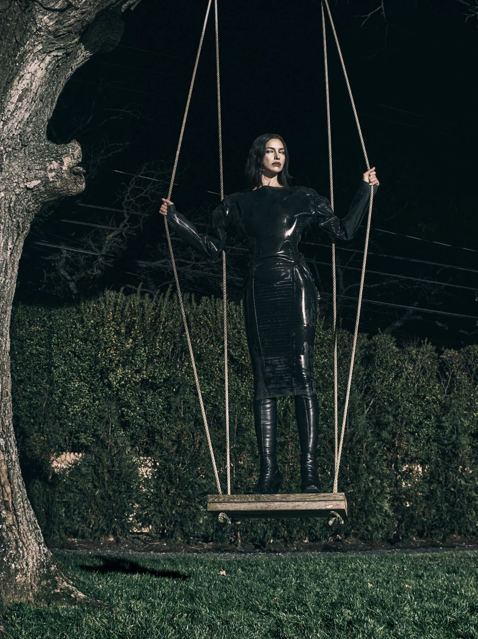 V MAGAZINE V158 - IRINA SHAYK - SHOT BY STEVEN KLEIN. STYLIST - PATTI WILSON, STYLING ASST. - ELIJAH H.