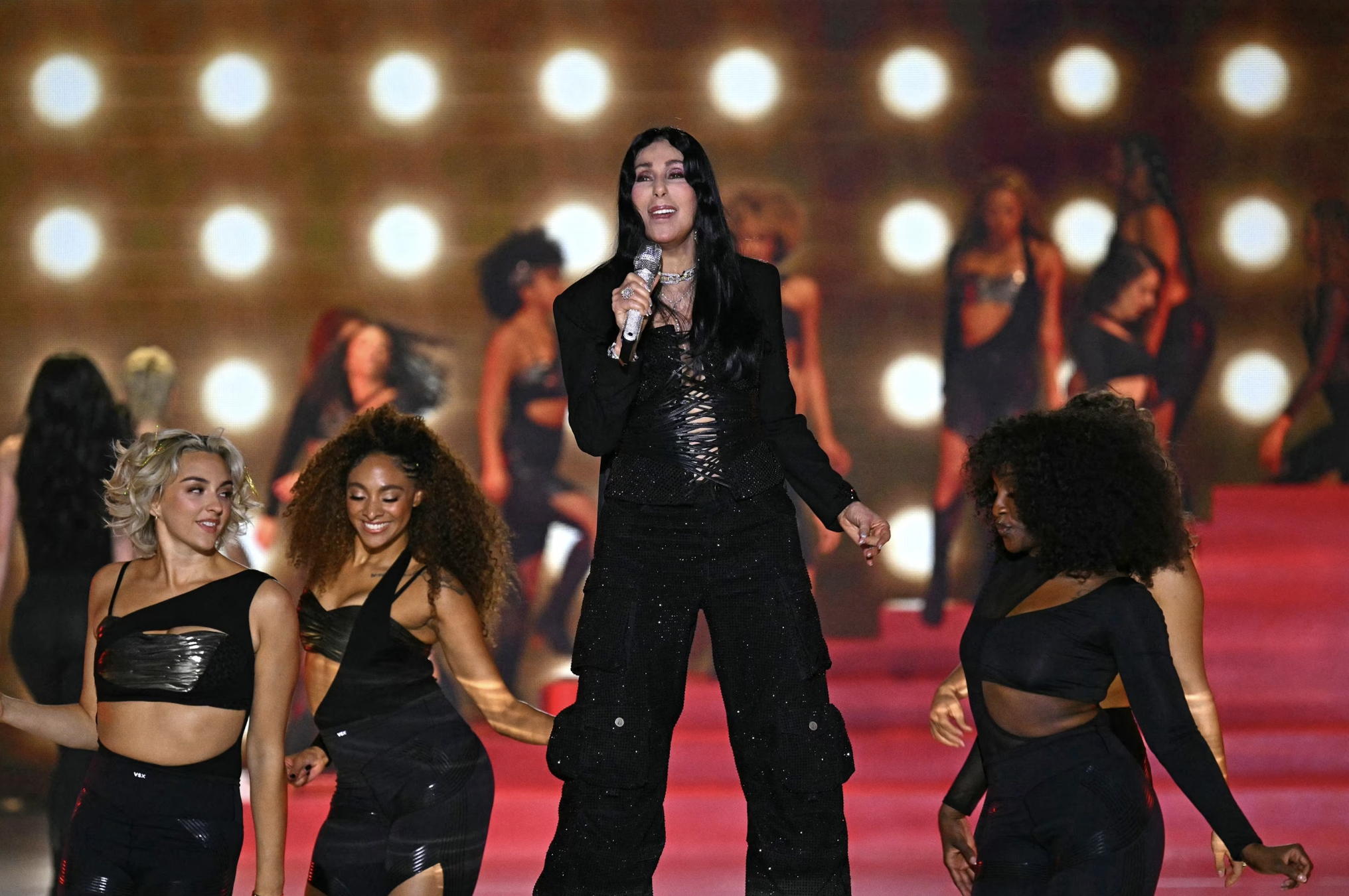 CHER - VICTORIA SECRET FASHION SHOW 2024 - PERFORMANCE. STYLIST - PATTI WILSON, STYLIST ASST. - ELIJAH H.