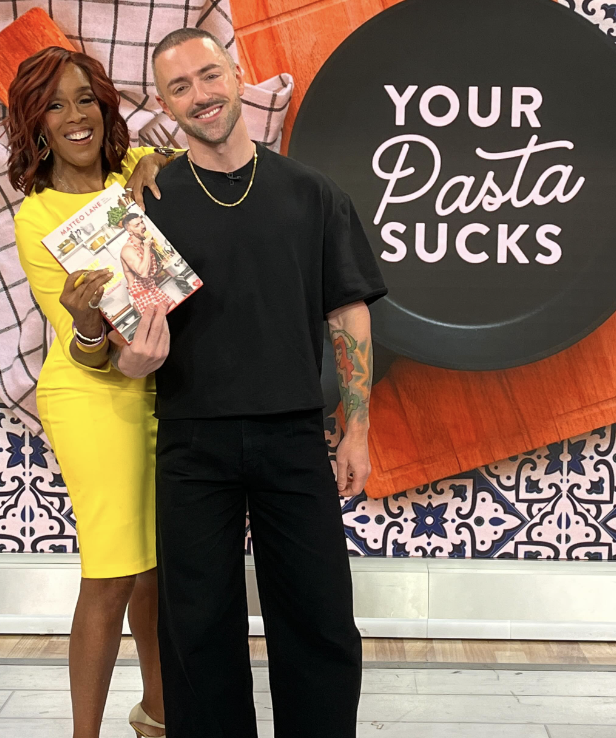 MATTEO LANE - CBS MORNINGS - 2025 PRESS TOUR. STYLIST - HOLLY MCNAUGHTEN, STYLING ASST. - ELIJAH H.