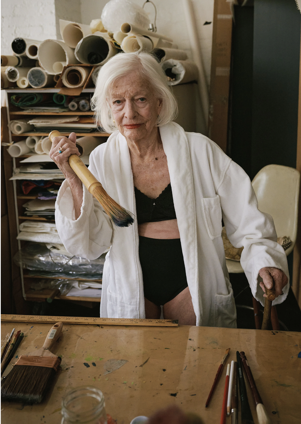 BROWNSTONE COWBOYS - JOAN JONAS - SHOT BY CASS BIRD. STYLIST - HEATHERMARY JACKSON, STYLING ASST. - ELIJAH H.