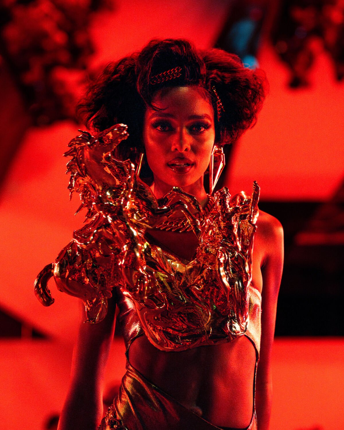 ECHELON NOIR'S 'BLACK HAIR REIMAGINED' HAIR SHOW - YUSEF WILLIAMS. STYLIST - PATTI WILSON, STYLING ASST. - ELIJAH H.