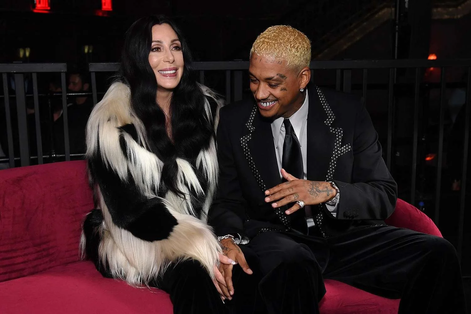 VALENTINO BEAUTY - STUDIO 54 PARTY. CHER & A.E. STYLED BY PATTI WILSON, STYLING ASST. - ELIJAH H.