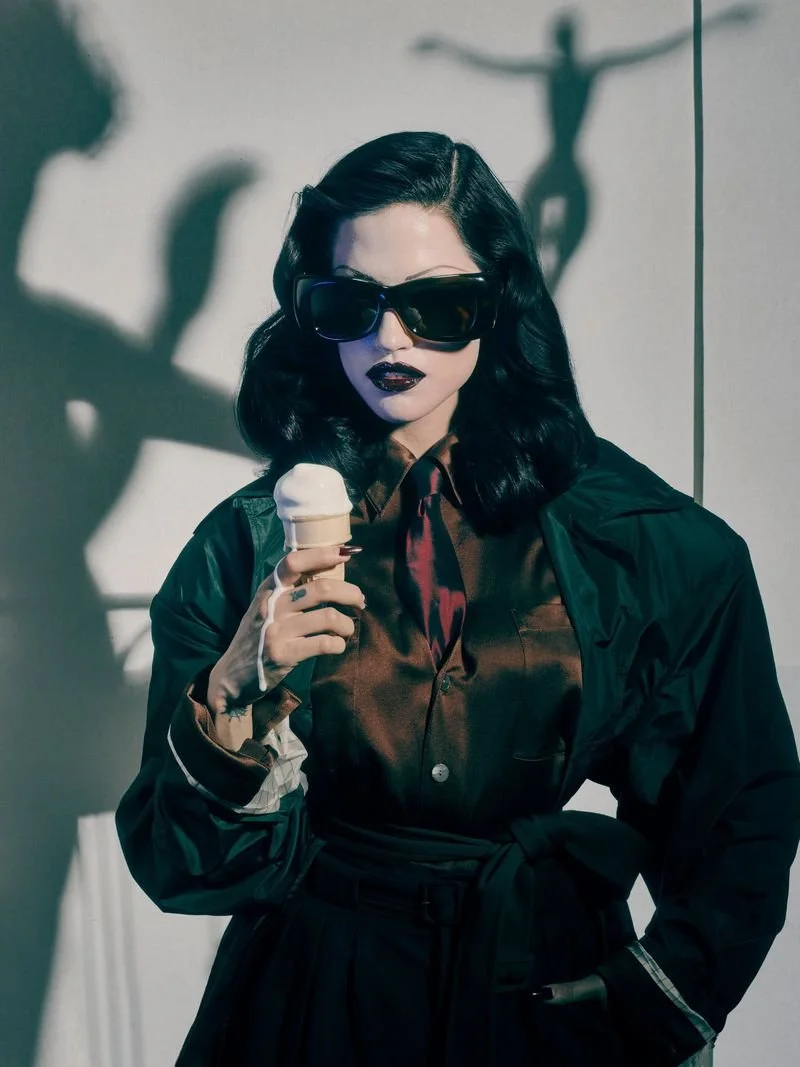 V MAGAZINE - GABBRIETTE SHOT BY STEVEN KLEIN. STYLIST - PATTI WILSON, STYLING ASST. - ELIJAH H.