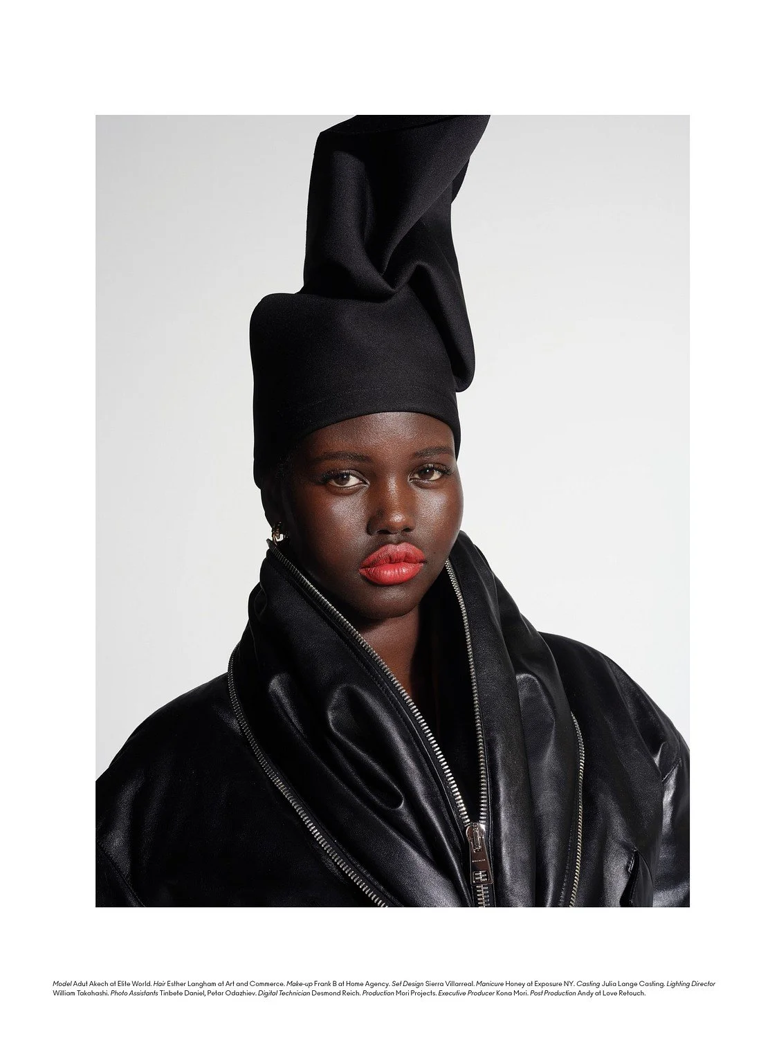 BEYOND NOISE - FALL WINTER '25 - ADUT AKECH SHOT BY RICHARD BUSH. STYLIST - SARAH RICHARDSON, STYLING ASST. - ELIJAH H.