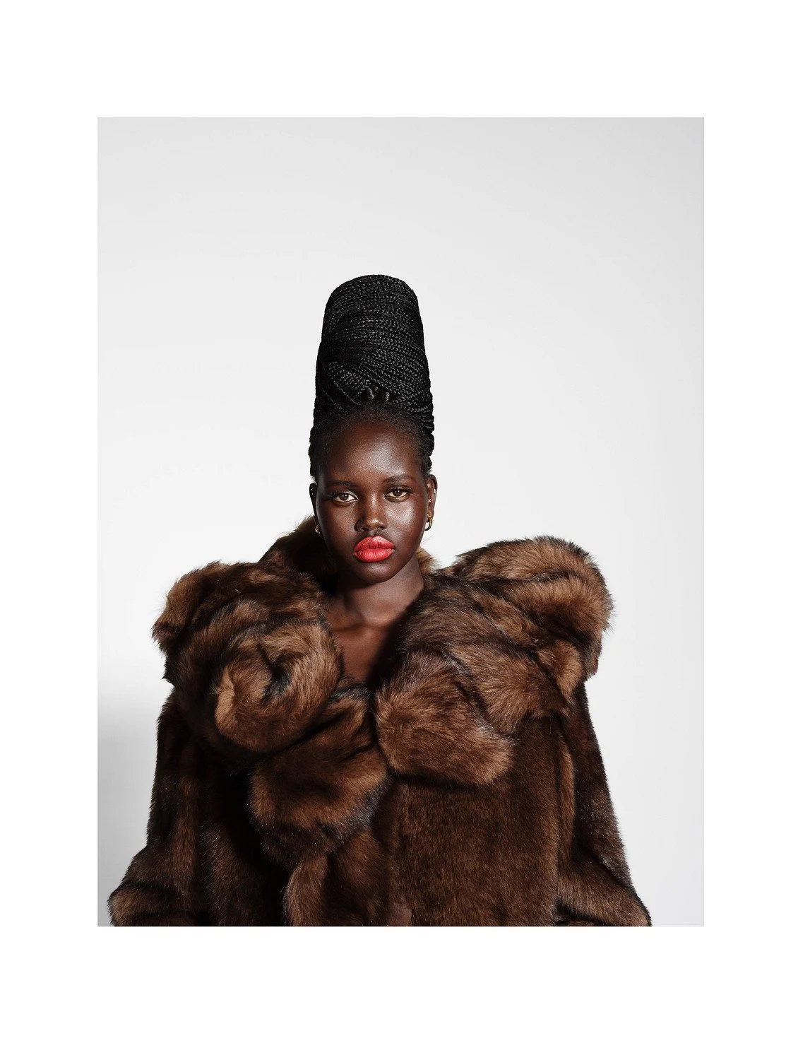 BEYOND NOISE - FALL WINTER '25 - ADUT AKECH SHOT BY RICHARD BUSH. STYLIST - SARAH RICHARDSON, STYLING ASST. - ELIJAH H.