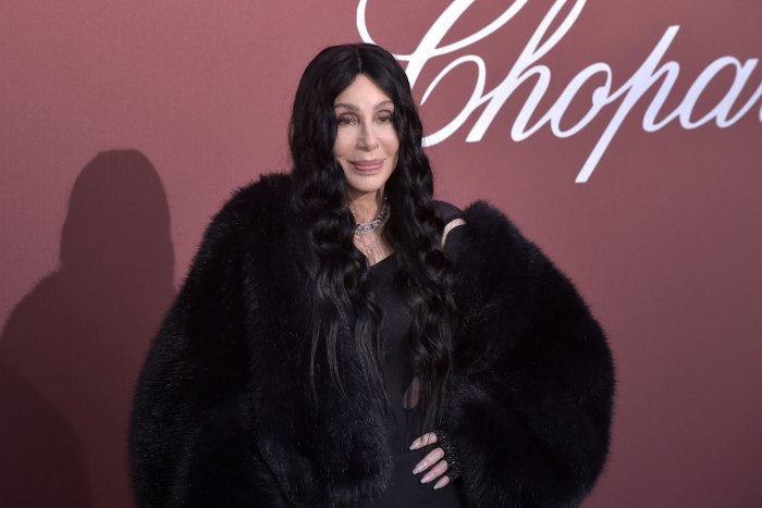 CHER - AMFAR GALA 2024 - RED CARPET. STYLIST - PATTI WILSON, STYLIST ASST. - ELIJAH H.