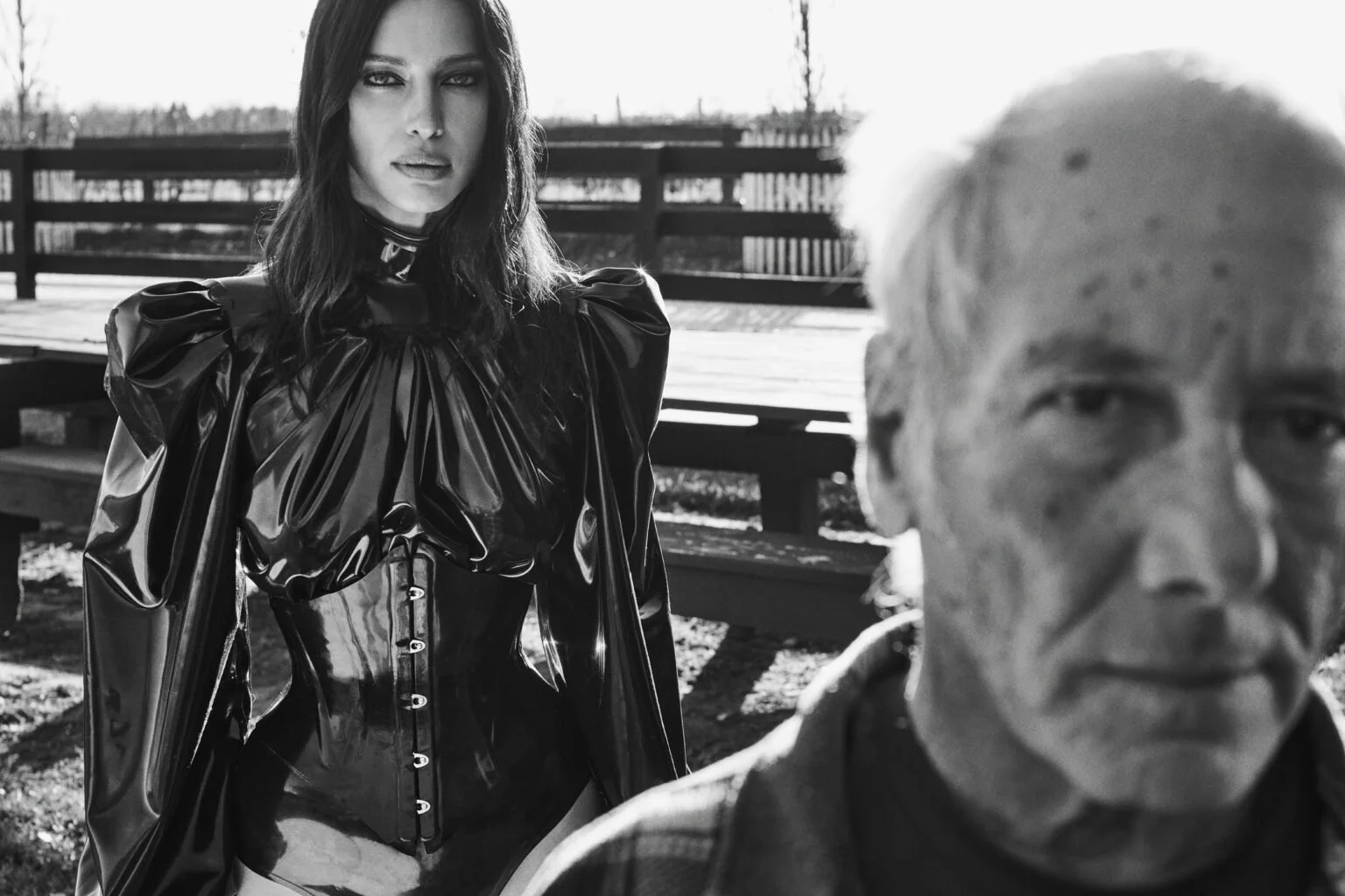 V MAGAZINE V158 - IRINA SHAYK - SHOT BY STEVEN KLEIN. STYLIST - PATTI WILSON, STYLING ASST. - ELIJAH H.