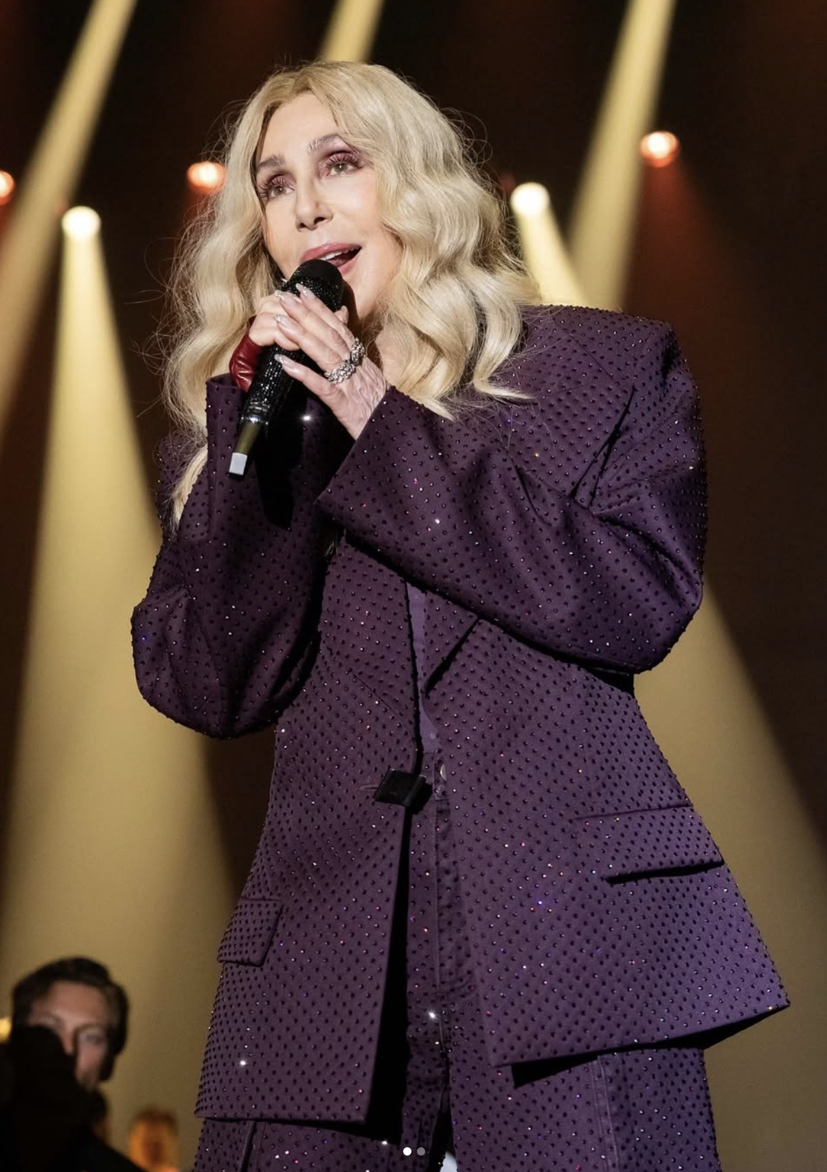 CHER - AMFAR GALA 2024 - PERFORMANCE. STYLIST - PATTI WILSON, STYLIST ASST. - ELIJAH H.