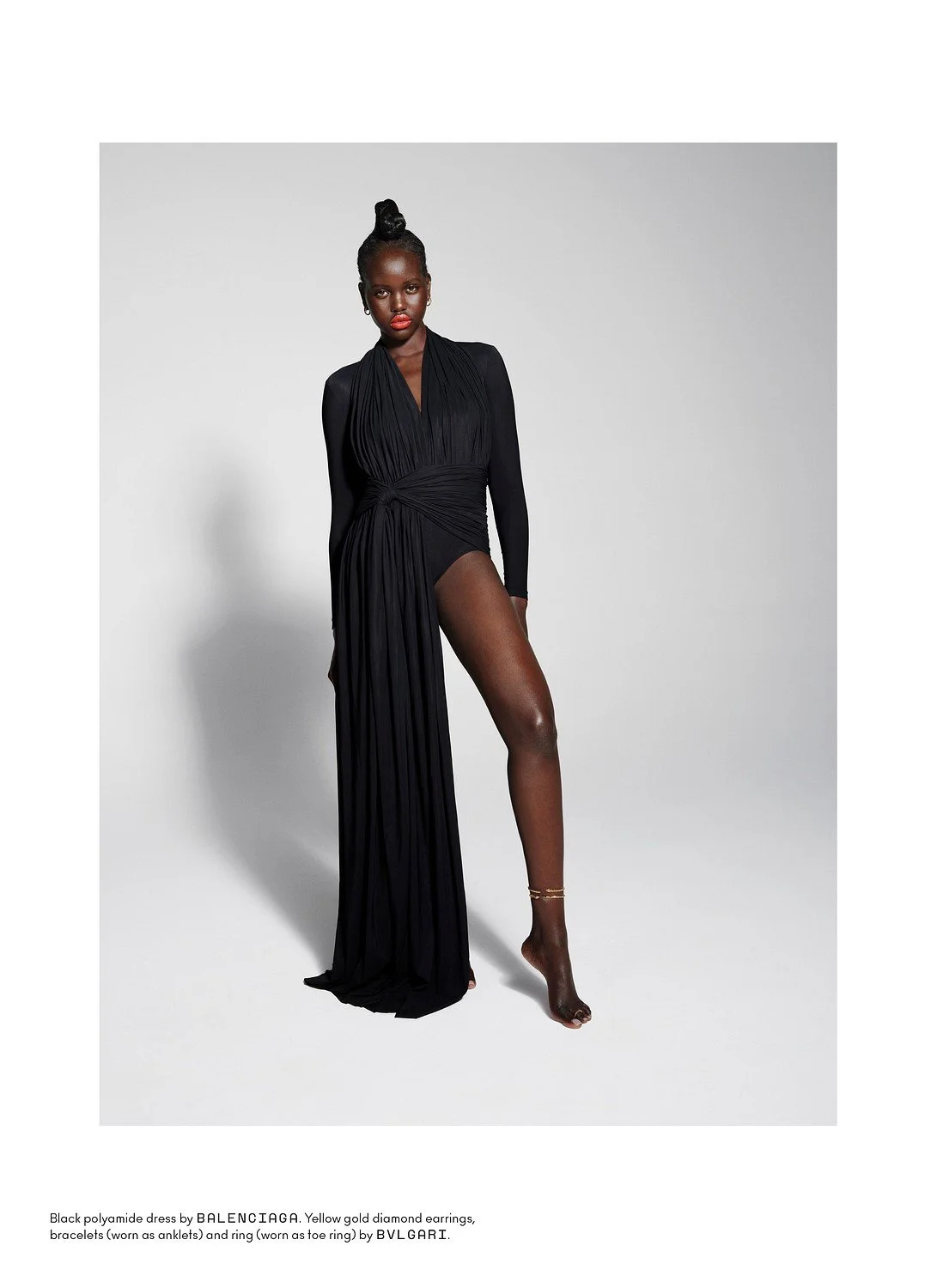 BEYOND NOISE - FALL WINTER '25 - ADUT AKECH SHOT BY RICHARD BUSH. STYLIST - SARAH RICHARDSON, STYLING ASST. - ELIJAH H.