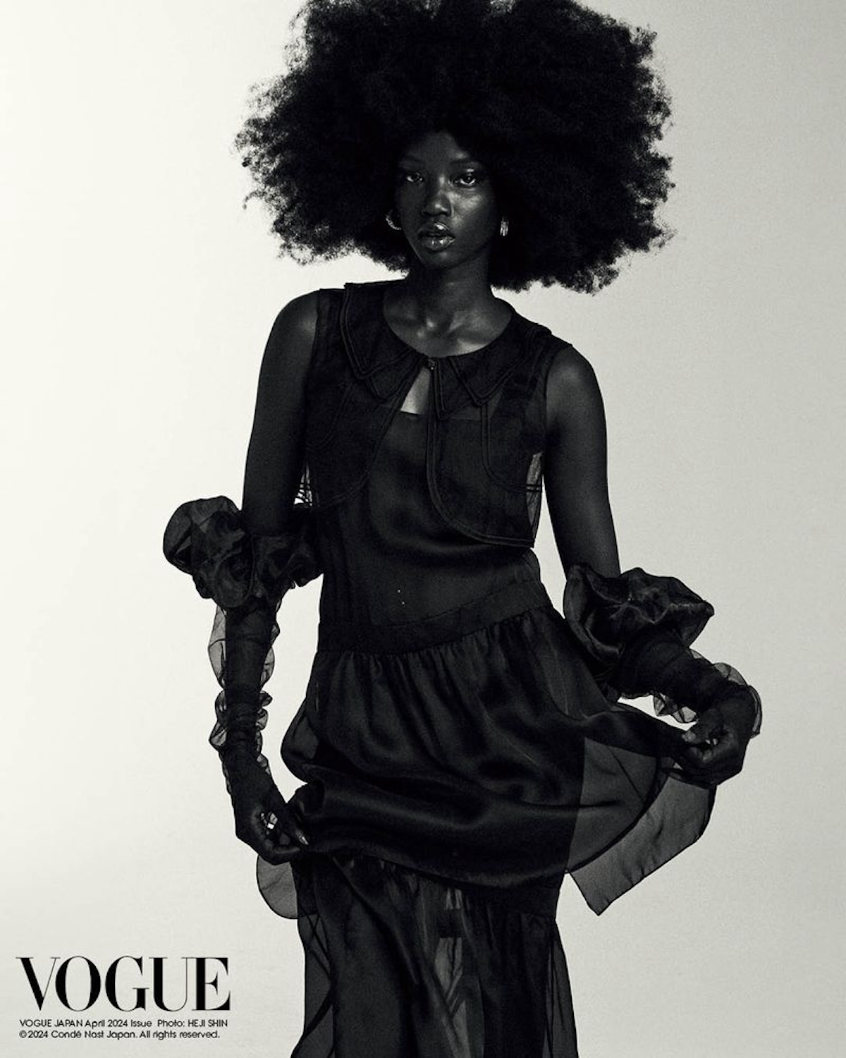 VOGUE JAPAN (APRIL 2024) - ANOK YAI SHOT BY HEJI SHIN. STYLIST - PATTI WILSON, STYLING ASST. - ELIJAH H.