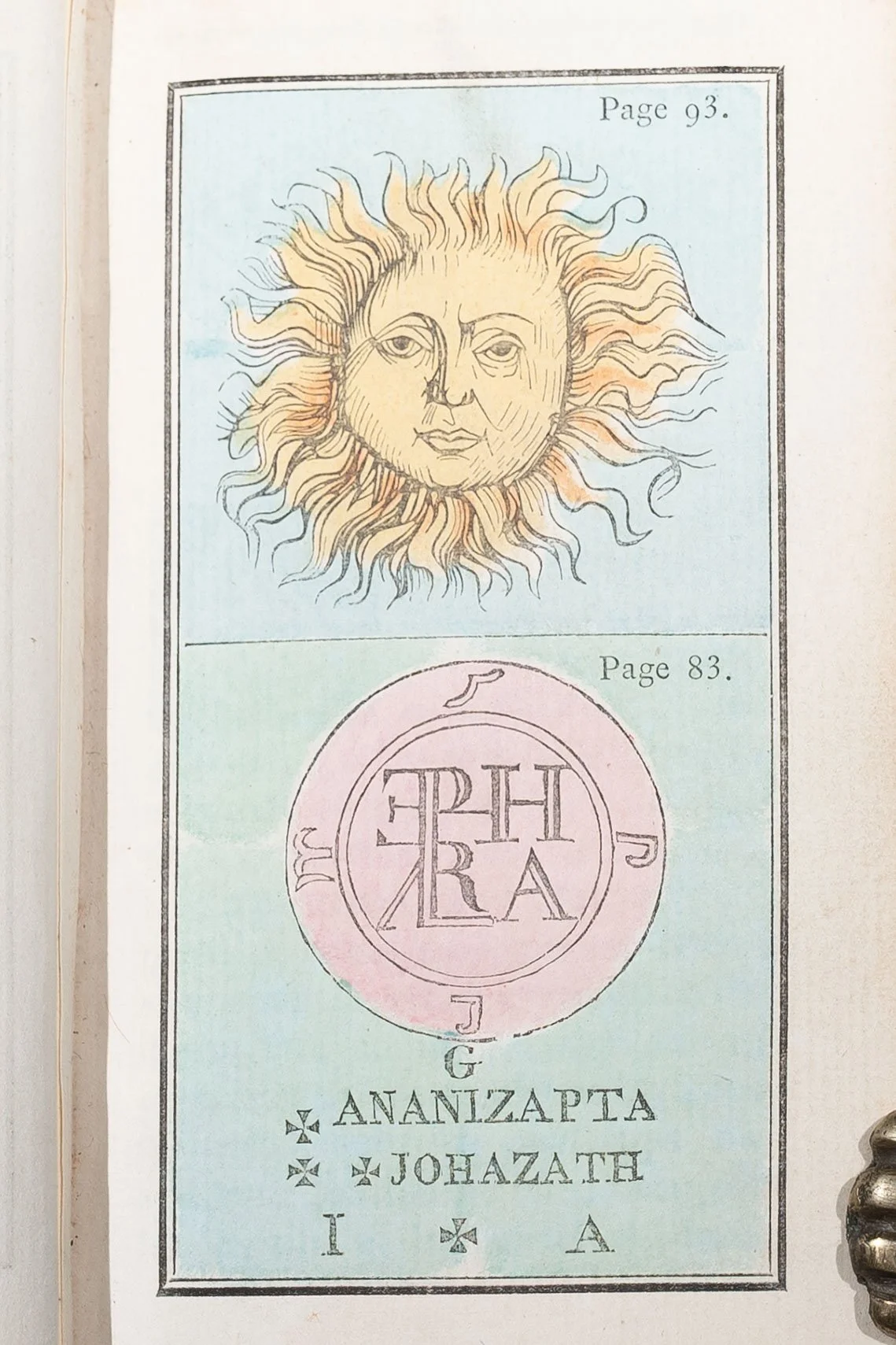 c. 1850s - Pope Leo's Grimoire with Hand-Colored Plates