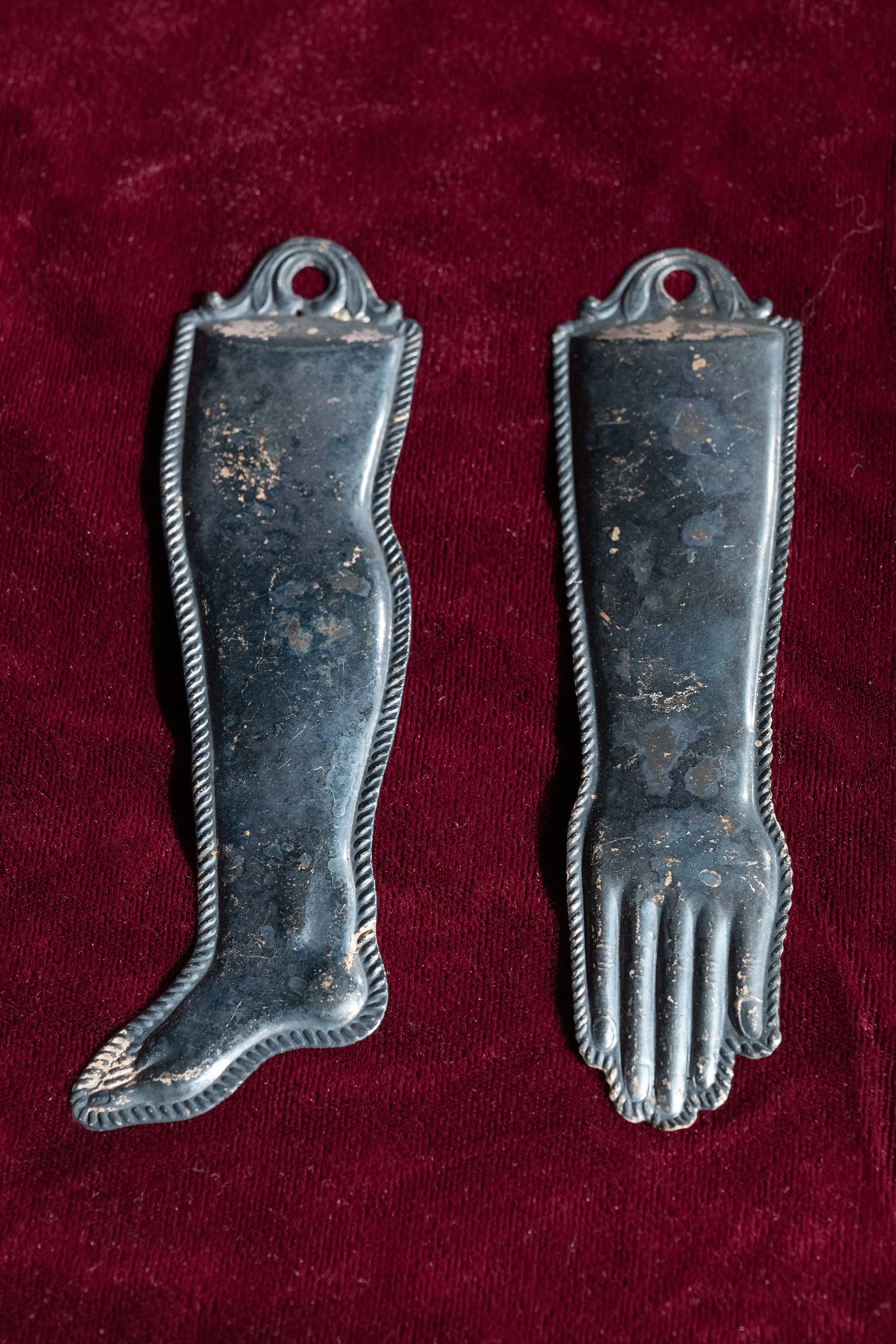 c. 1850–1900 – Prayers Made of Silver: A Pair of Italian Healing Ex-Votos