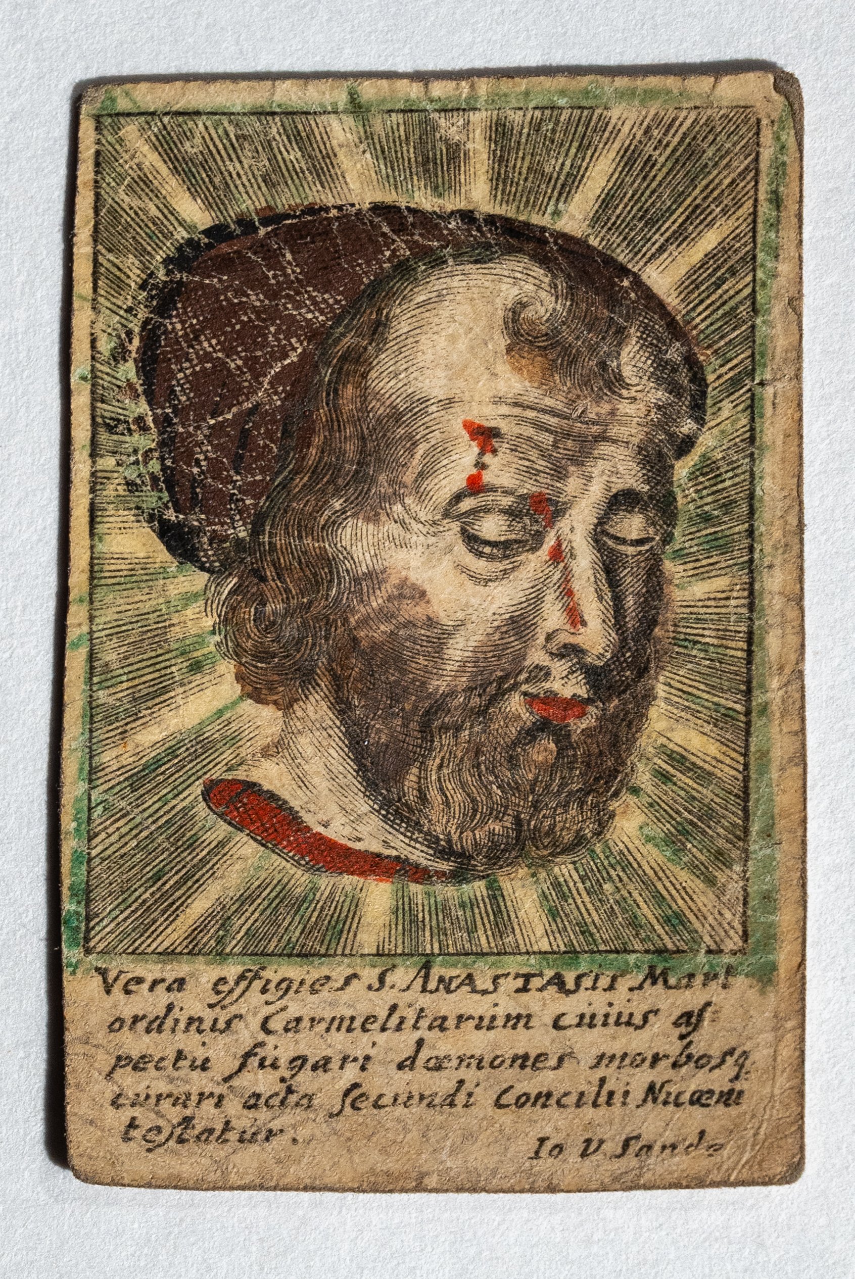 c. 1700 – The Severed Head of Saint Anastasius: A Pocket Amulet Against Demons