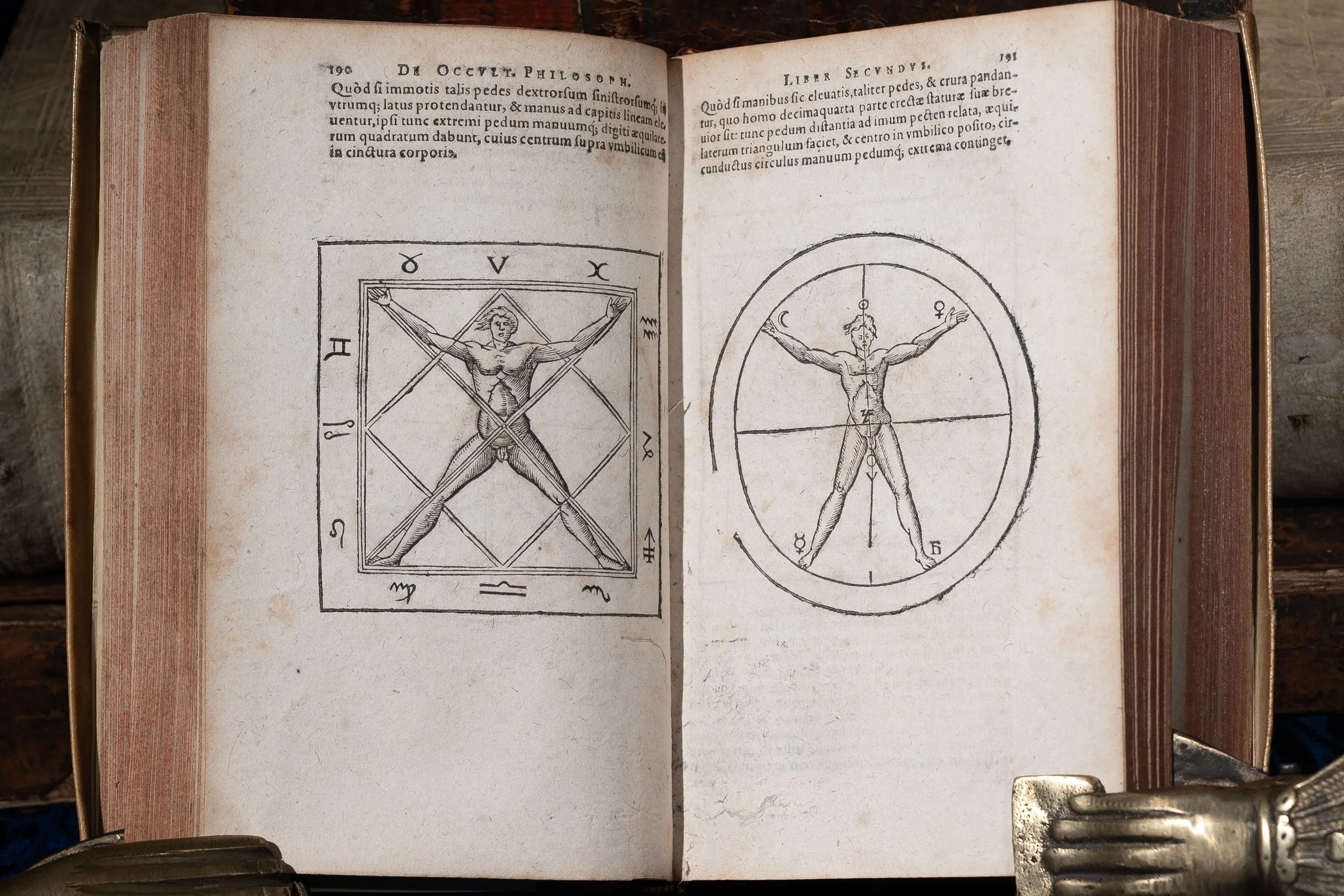 c. 1600-1630 - Agrippa's Complete Works in Two Volumes w/Special Provenance