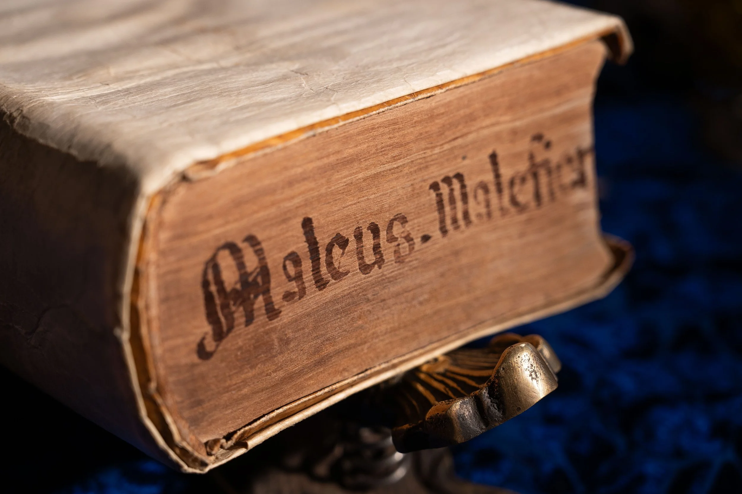 1595 - Malleus Maleficarum, The Hammer of Witches (bound with other witch-hunting and demonology treatises)
