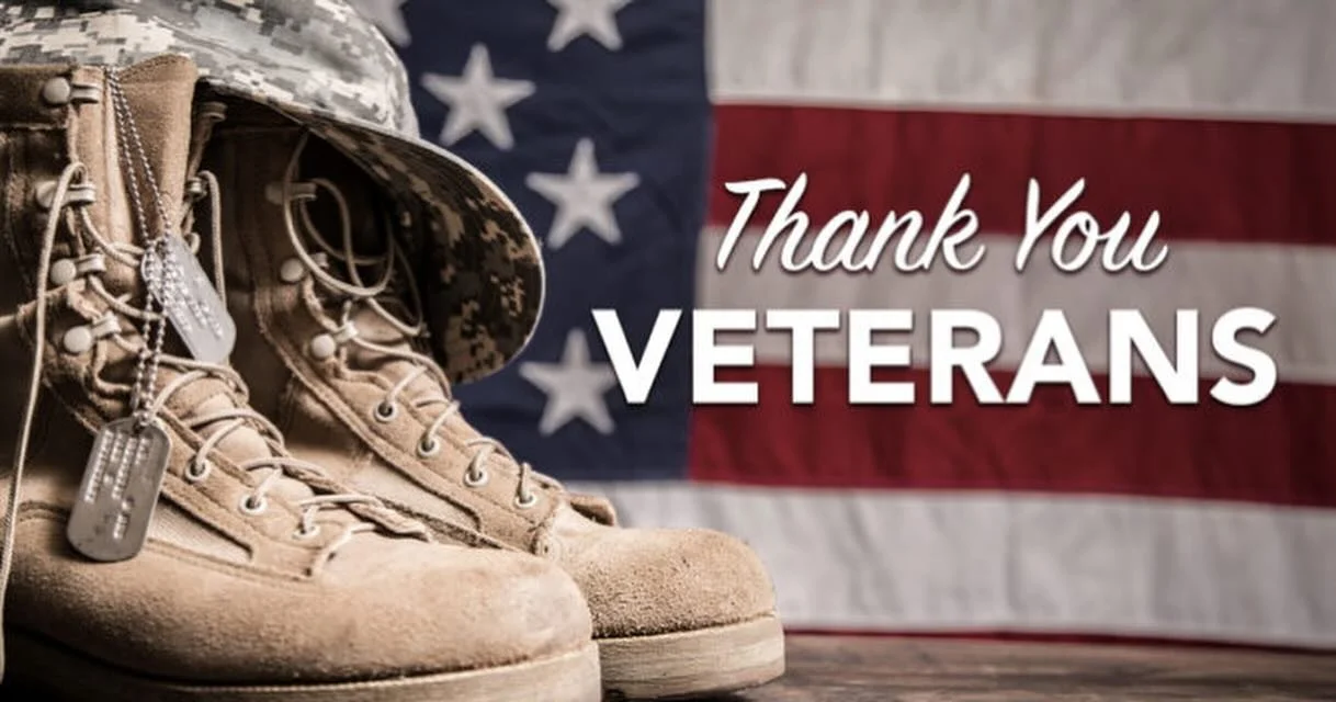Thank you to all of our veterans!! 

There aren&rsquo;t enough words or ways that we can adequately thank you for all that you have done and sacrificed for the citizens of this country. 

We are able to be a free nation because of you. 

From the bot