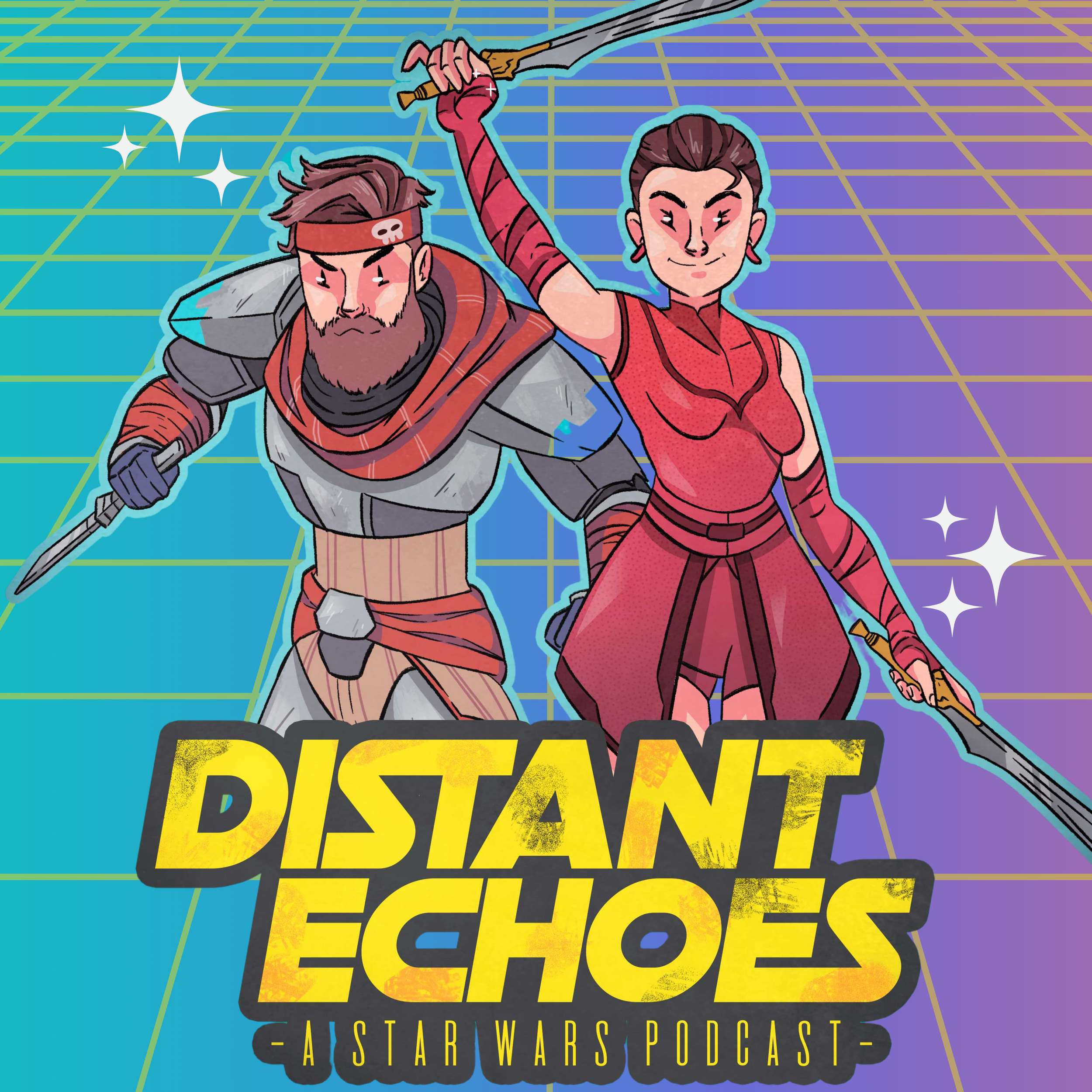  TV | STAR WARS | BIWEEKLY   
  Distant Echoes:  A Star Wars Podcast  
  Partners Cass and Tommy travel the galaxy watching every Star Wars TV series.  