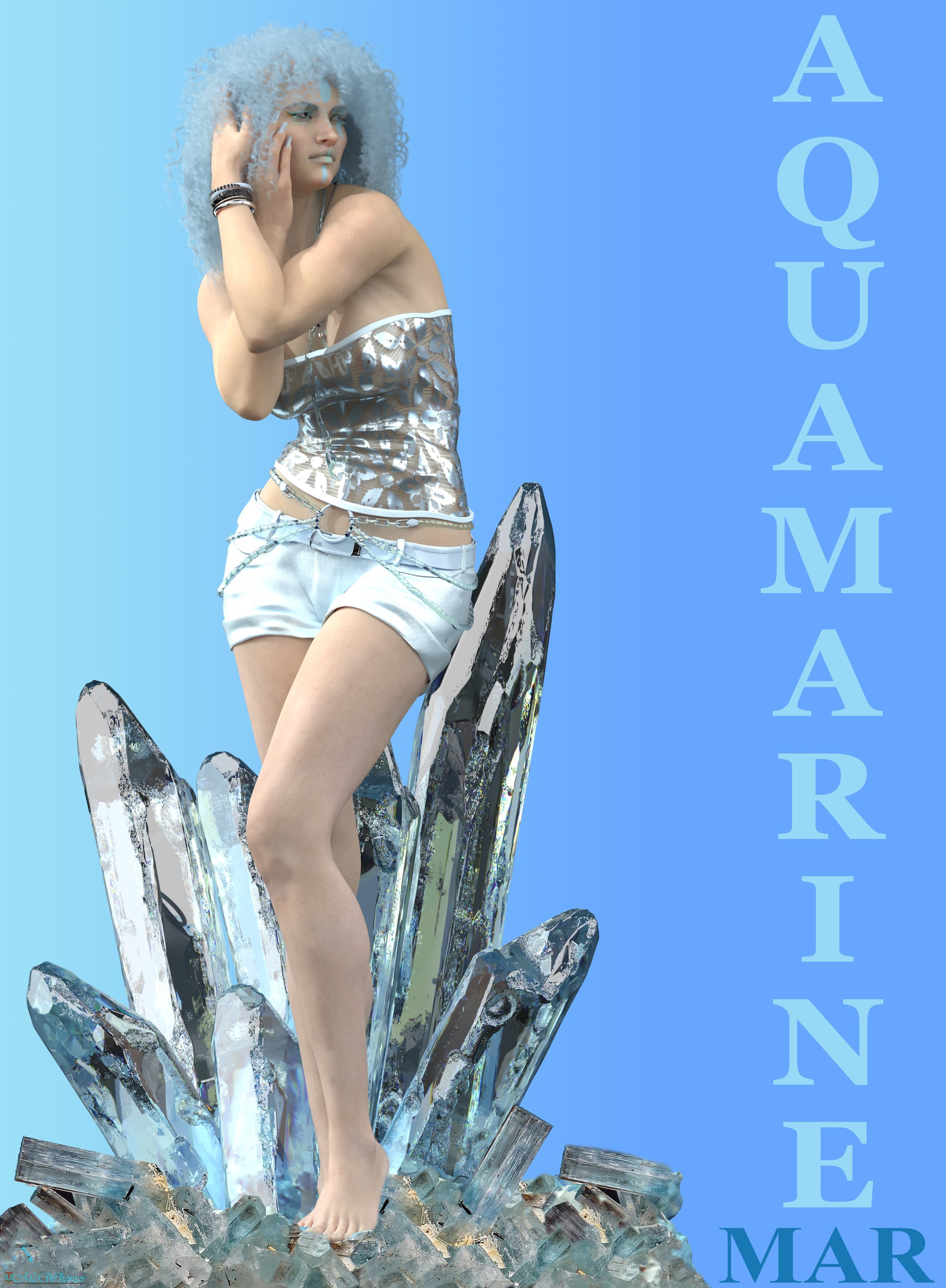 Aquamarine: a symbol of happiness and everlasting youth. The stone of eternal youth and a sailor’s talisman that symbolizes protection on stormy seas. In marriage, it brings happiness and tranquility.