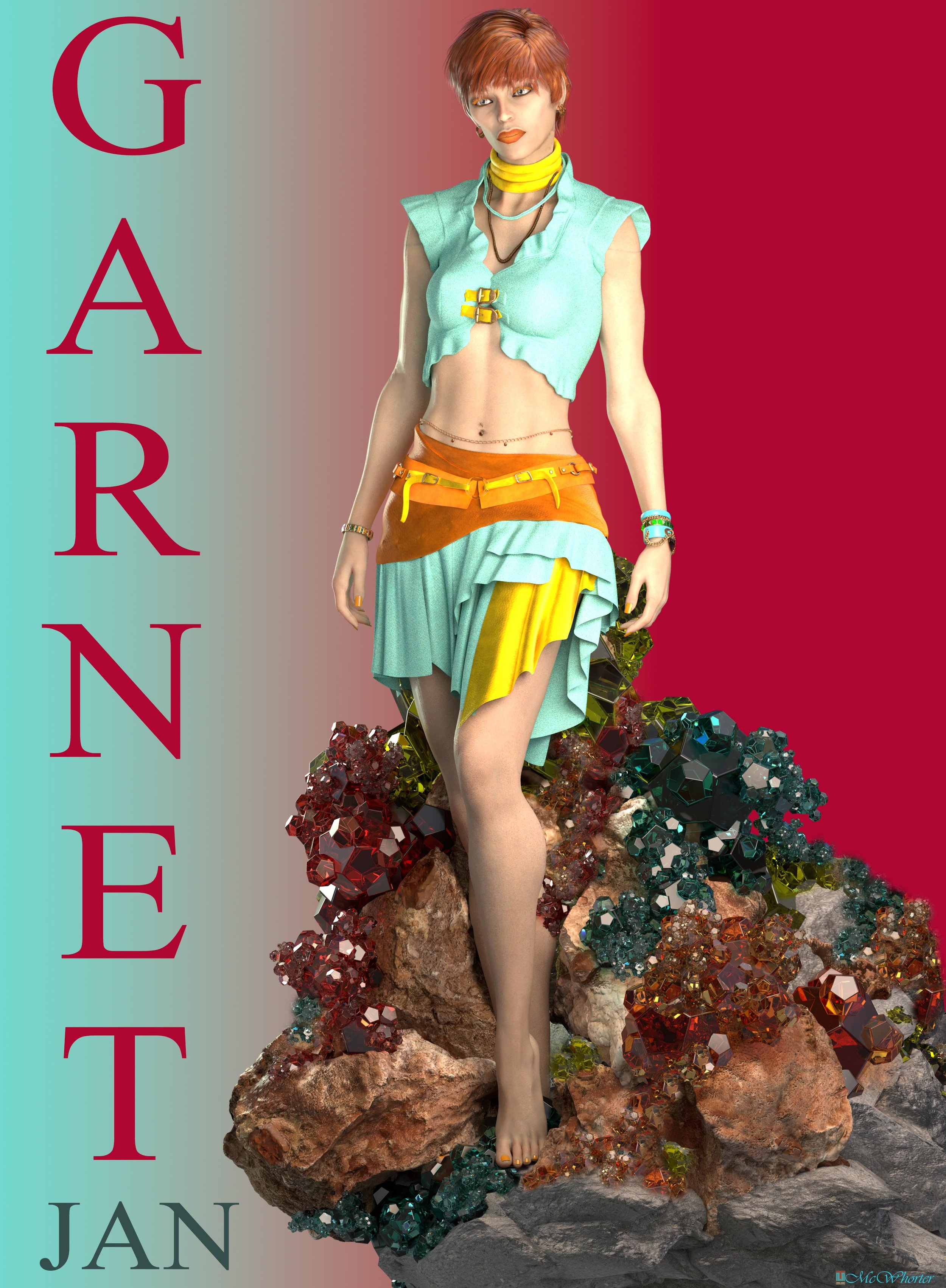 Garnet: The name "garnet" comes from the Latin word "Garanatus," meaning 'seedlike', in reference to a pomegranate. The pomegranate is referenced as a gift of love and is associated with eternity. Garnet's virtues have been long believed to include p