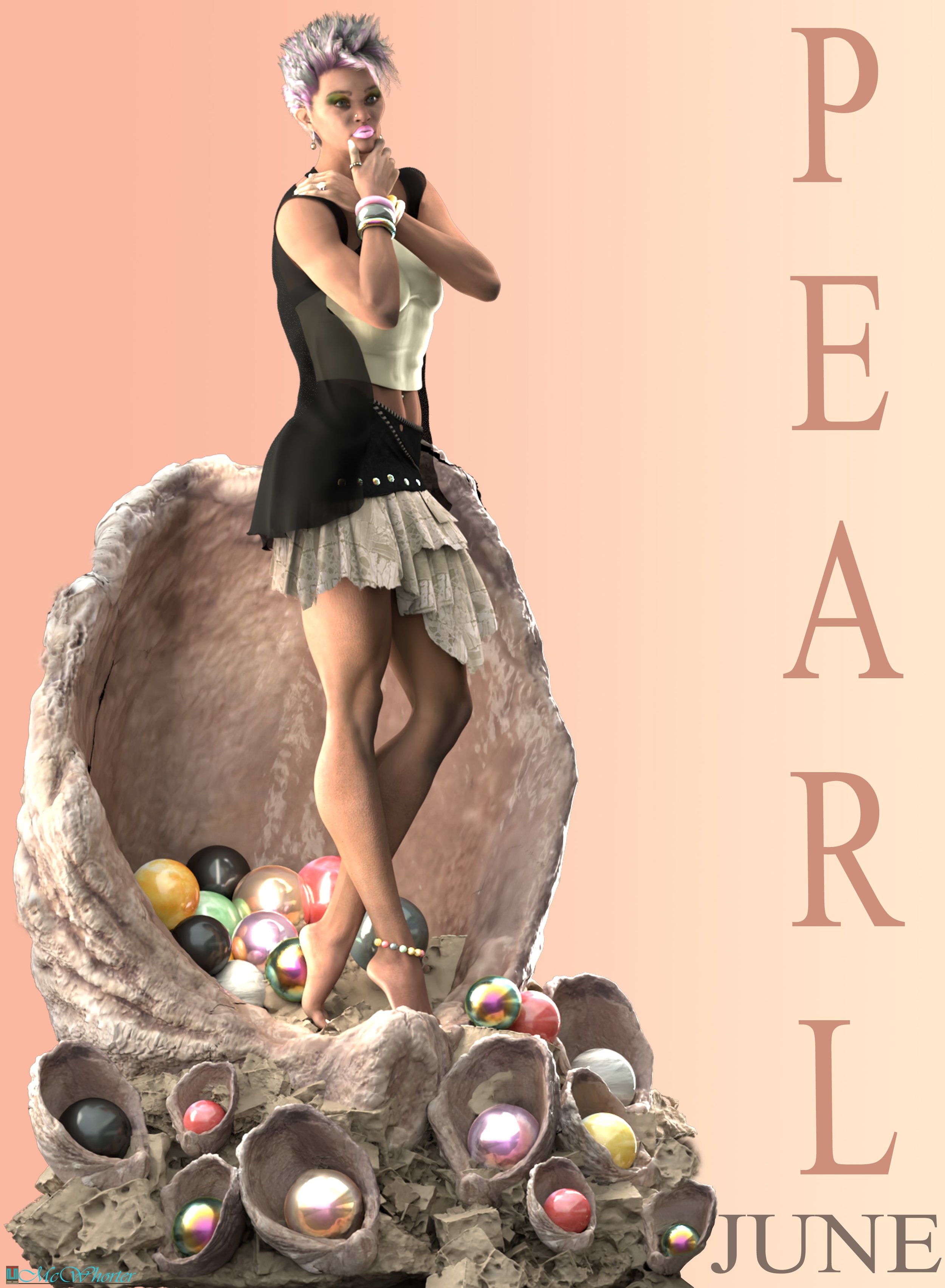 Pearl: The pearl is the only gemstone made from a living creature and embodies faithfulness, friends, loyalty, modesty and purity.