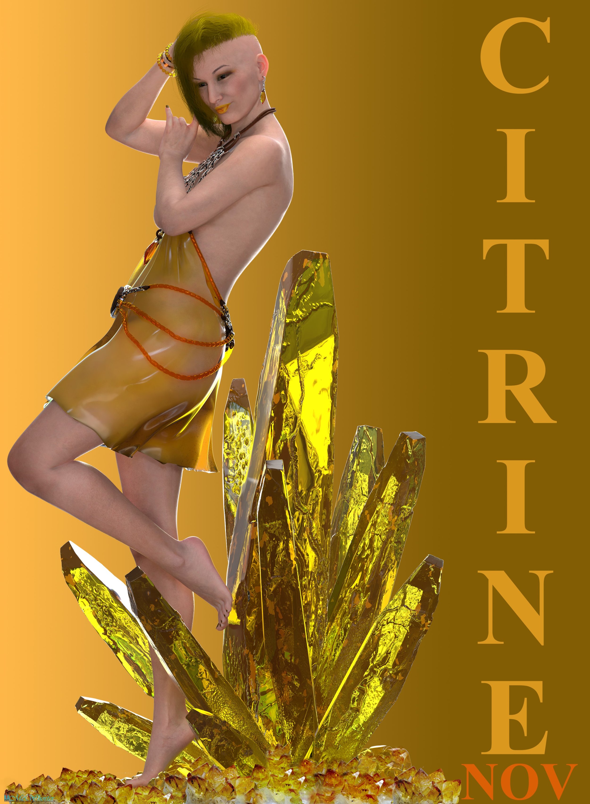 Citrine: citrine purifies the system and evokes warmth, and gives energy and invigoration to the physical body. Citrine is believed to be of value in healing the spiritual self as well, as it is a powerful cleanser and regenerator. Citrine is warming