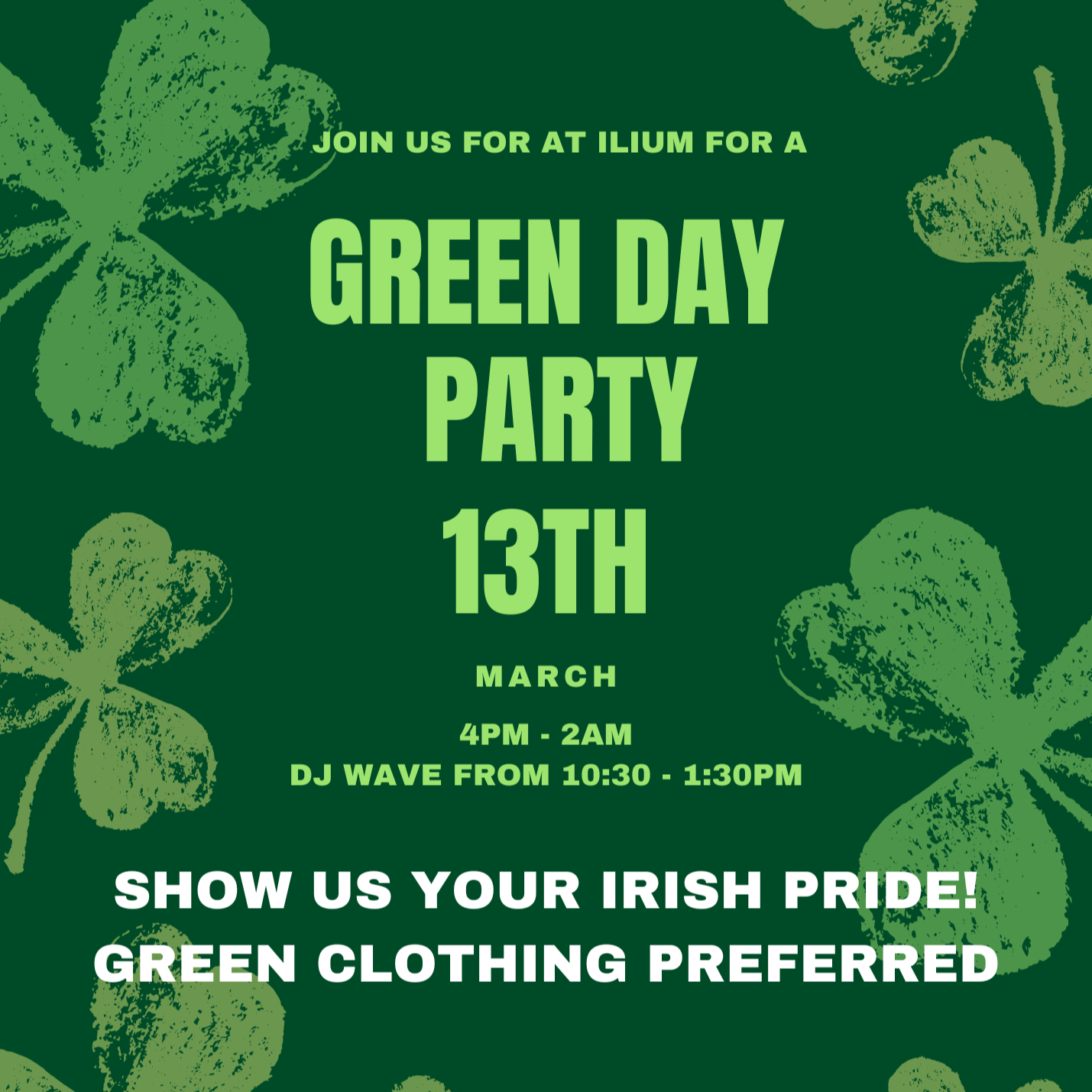 Green Day Party