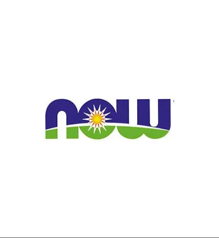 NOW logo with stylized sun and green field underneath the text.