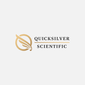 Quicksilver Scientific logo with a stylized Q and leaf design.