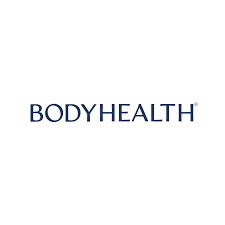 Bodyhealth logo in blue text on a white background
