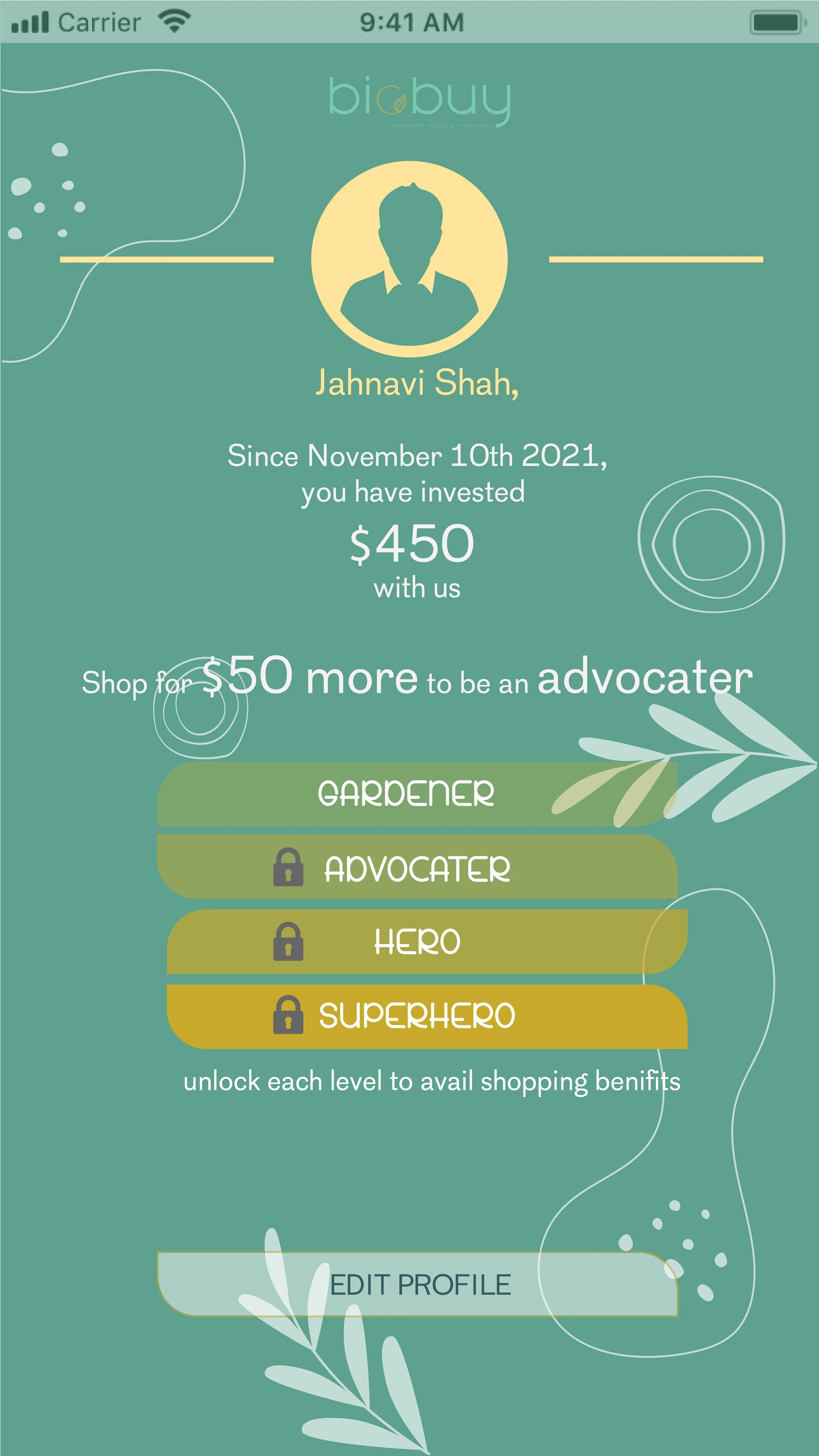 We have multiple shopper levels with increasing rewards and benefits to encourage loyalty