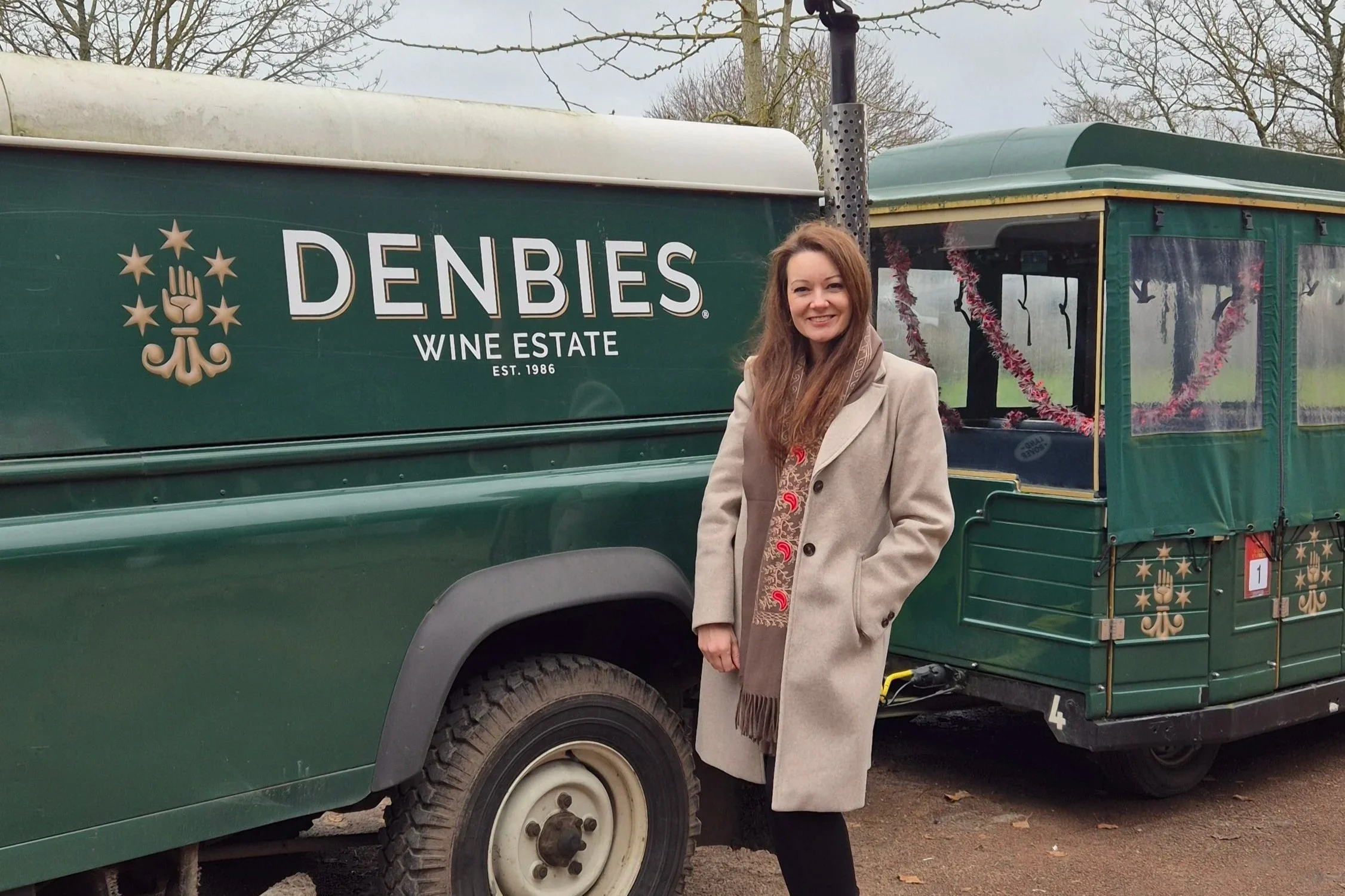 Kirsty Woodgate at Denbies wine estate in Surrey