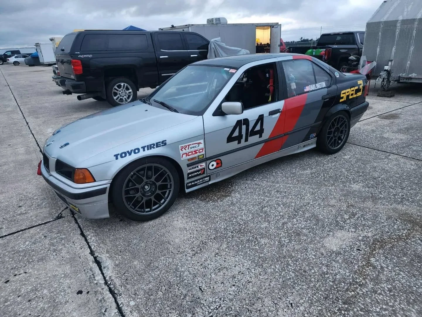 Spec3 is at @sebringraceway with @nasa_florida this weekend! Stop by and say hello! 

#bmw #e36 #racing #spec3 #nasaSpec3