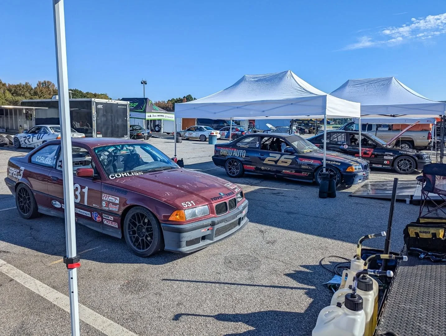 Races at VIR at 11:30 and 3:45 to decide this season's champion and podium finishers. Look for live race streams on the Spec3 Facebook! 

#bmw #e36 #spec3 #nasaSpec3 #racing