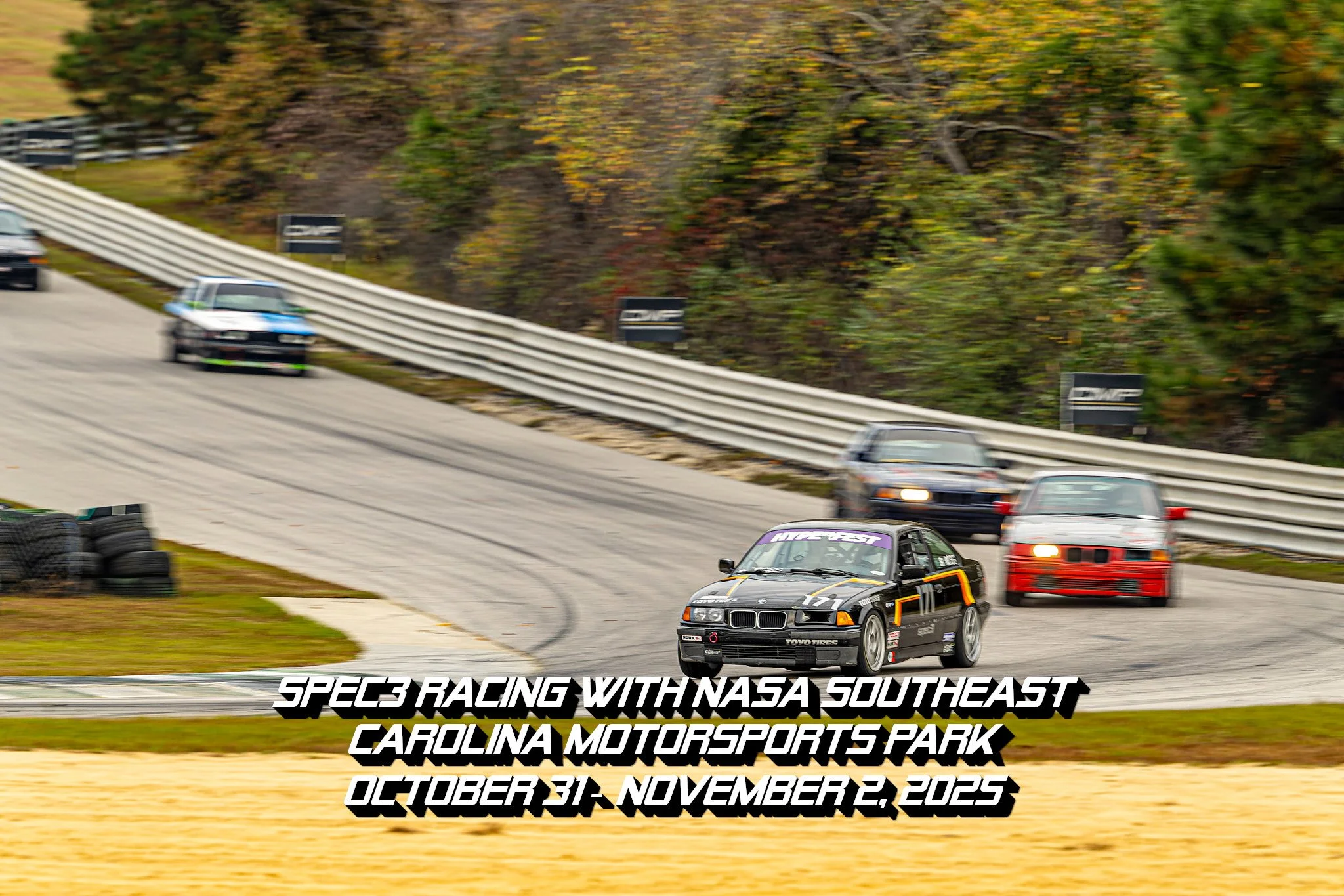 Spec3 is at CMP THIS WEEKEND with a great field. Closing out a Month with Spec3 racing at 7 different tracks during October!