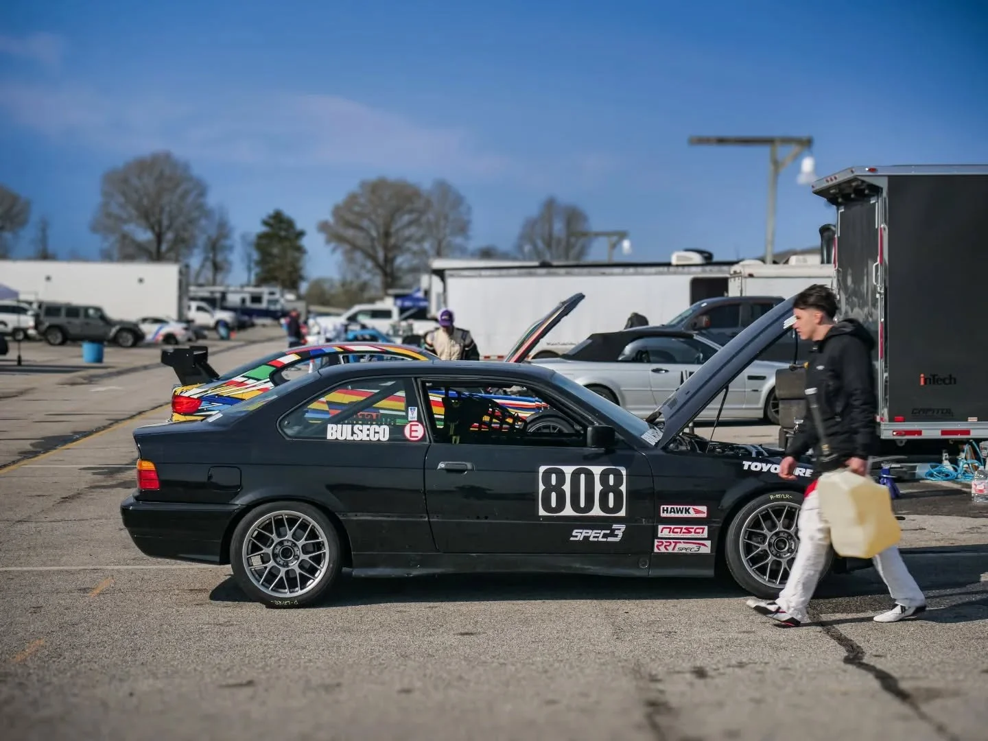 Day 1 at VIR down and 2 new Spec3 rookies officially through competition school! 

Racing starts tomorrow!