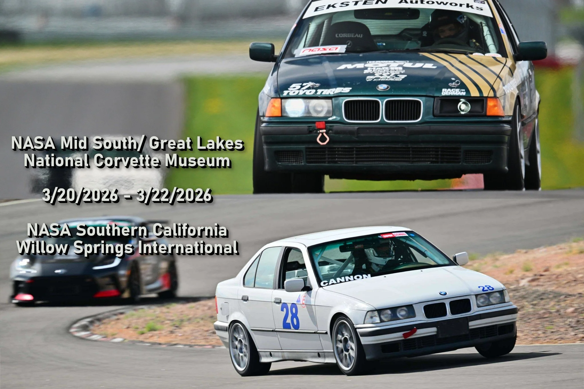 Hot on the heels of a record  Mid Atlantic and Southeast Spec3 field, we're following it up with a record SoCal field and a great field for NASA Mid South and Great Lakes! 

If you're in these areas and want to see one of the fastest growing racing s