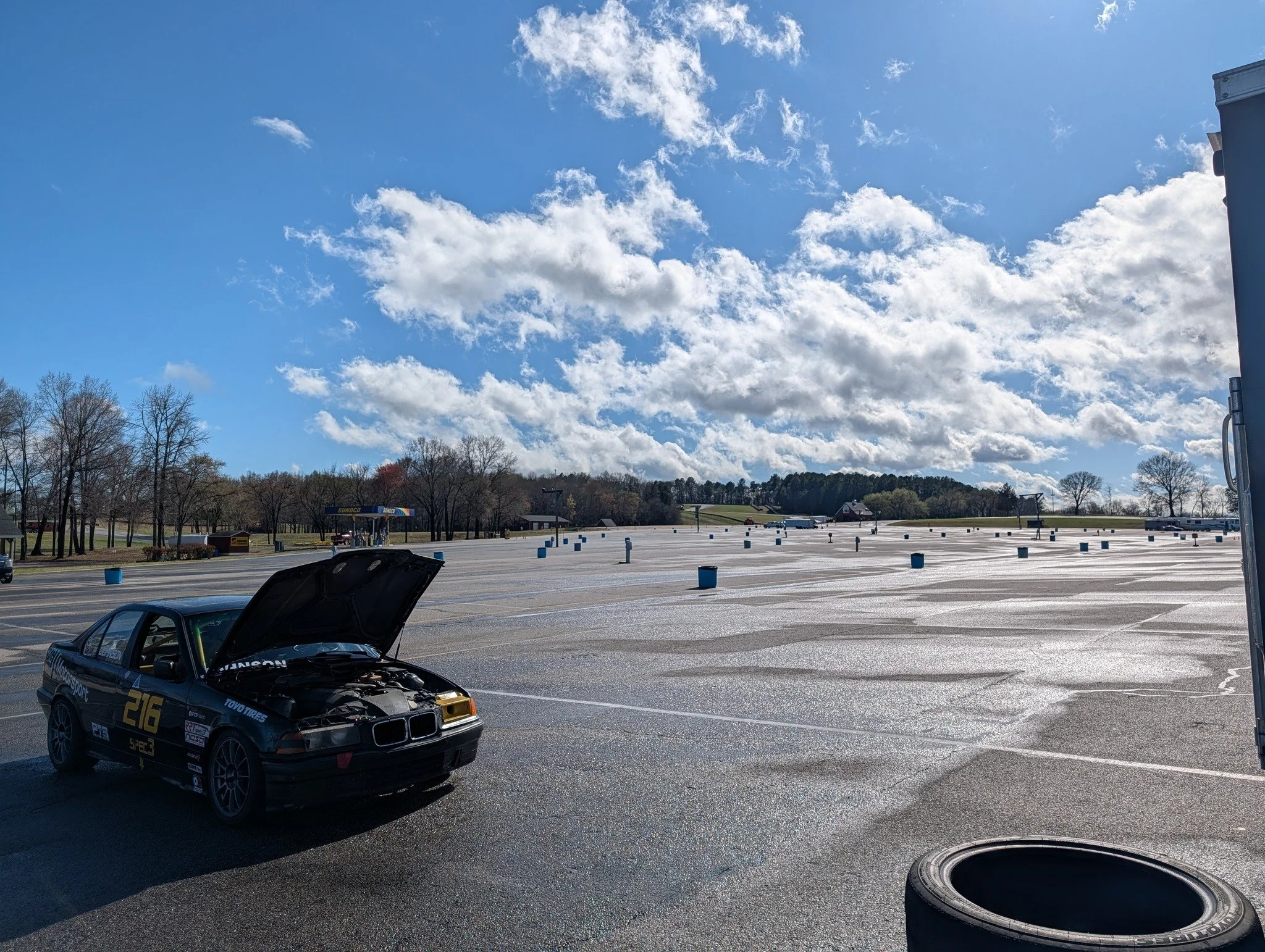 Have you ever arrived at the track THIS early?