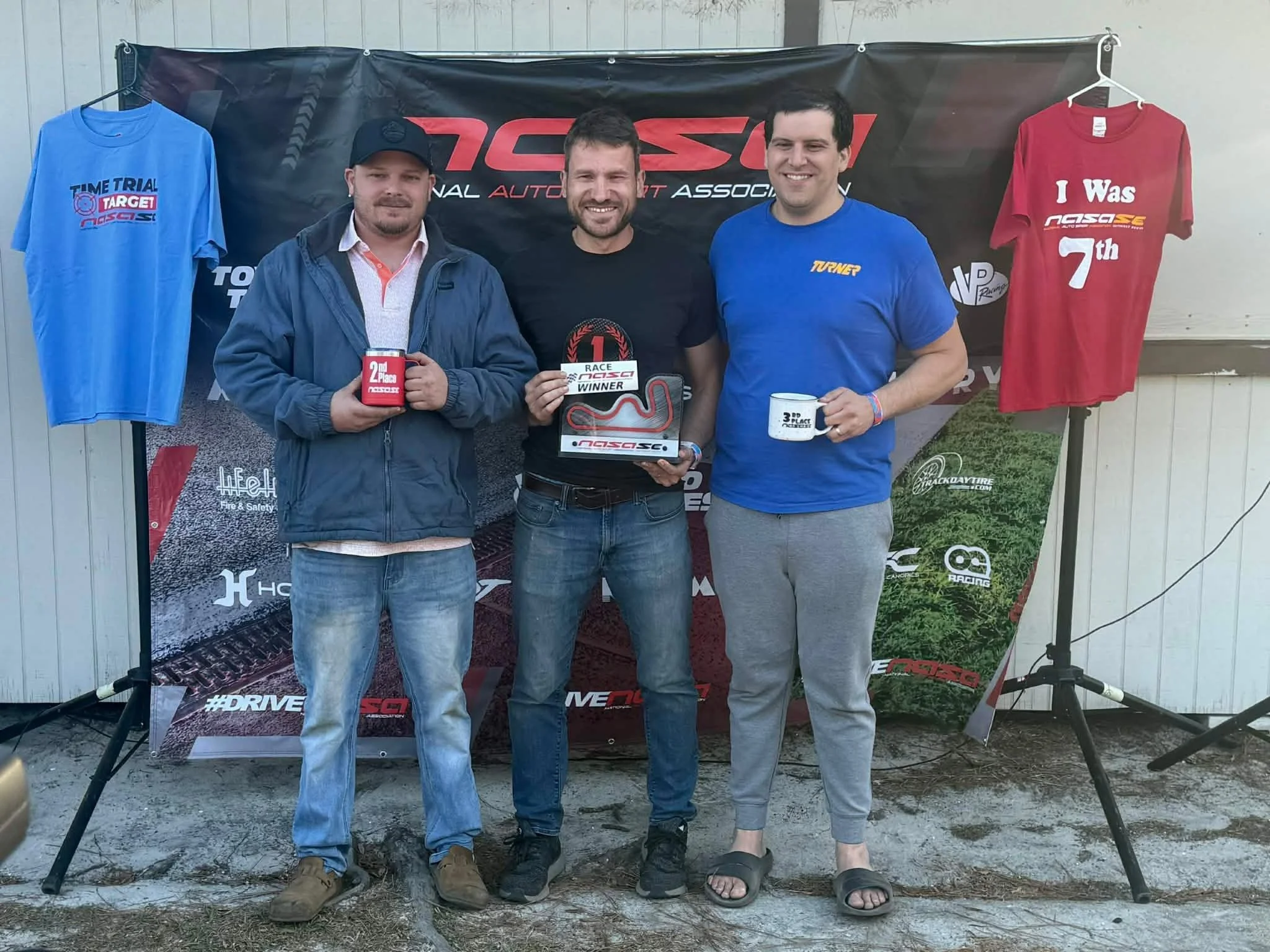 Your Spec3 podium from Race 1 at Roebling Road Raceway with NASA Southeast! 

2 more races ahead today. Follow us on Facebook to watch live!