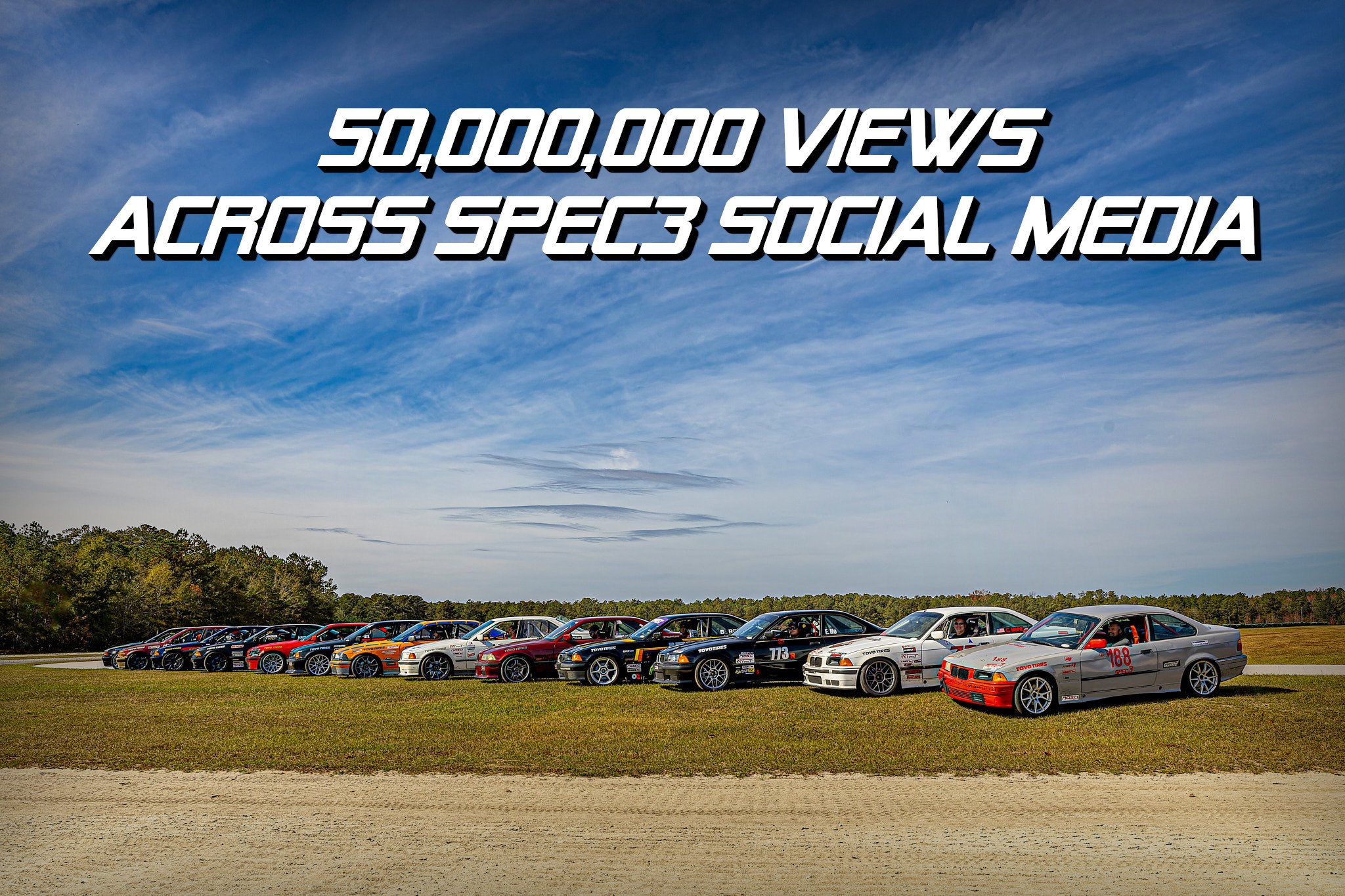 Did you know? Spec3 is one of the most popular amateur racing series on the internet! 

Spec3 racing has been viewed over 50 MILLION times by an estimated 15+ million people. 

Spec3 content is most popular in the following major cities!

Cape Town, 