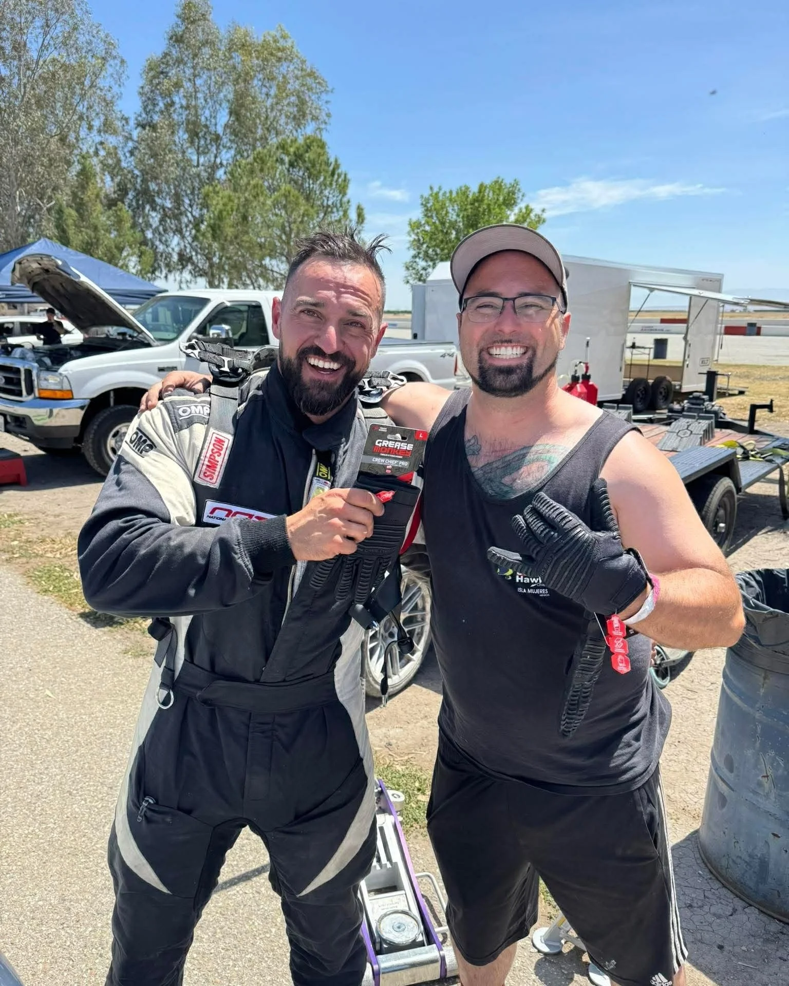 Thank you @grease_monkey_gloves for making sure our racers hands are protected nationwide! Fresh Crew Chief gloves for our SoCal Spec3 racers this past weekend!