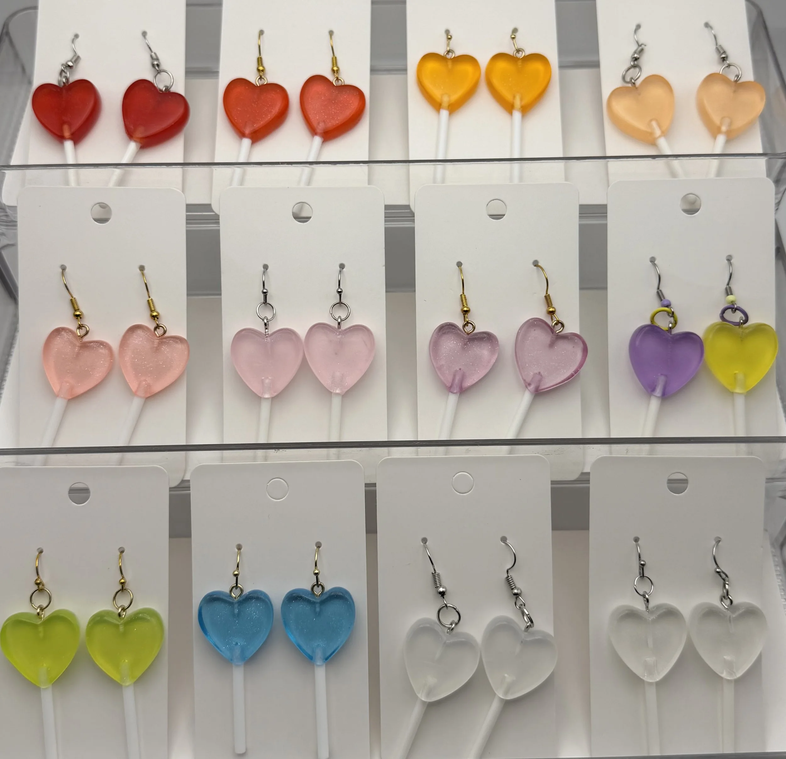 Heart Lollipop Earrings