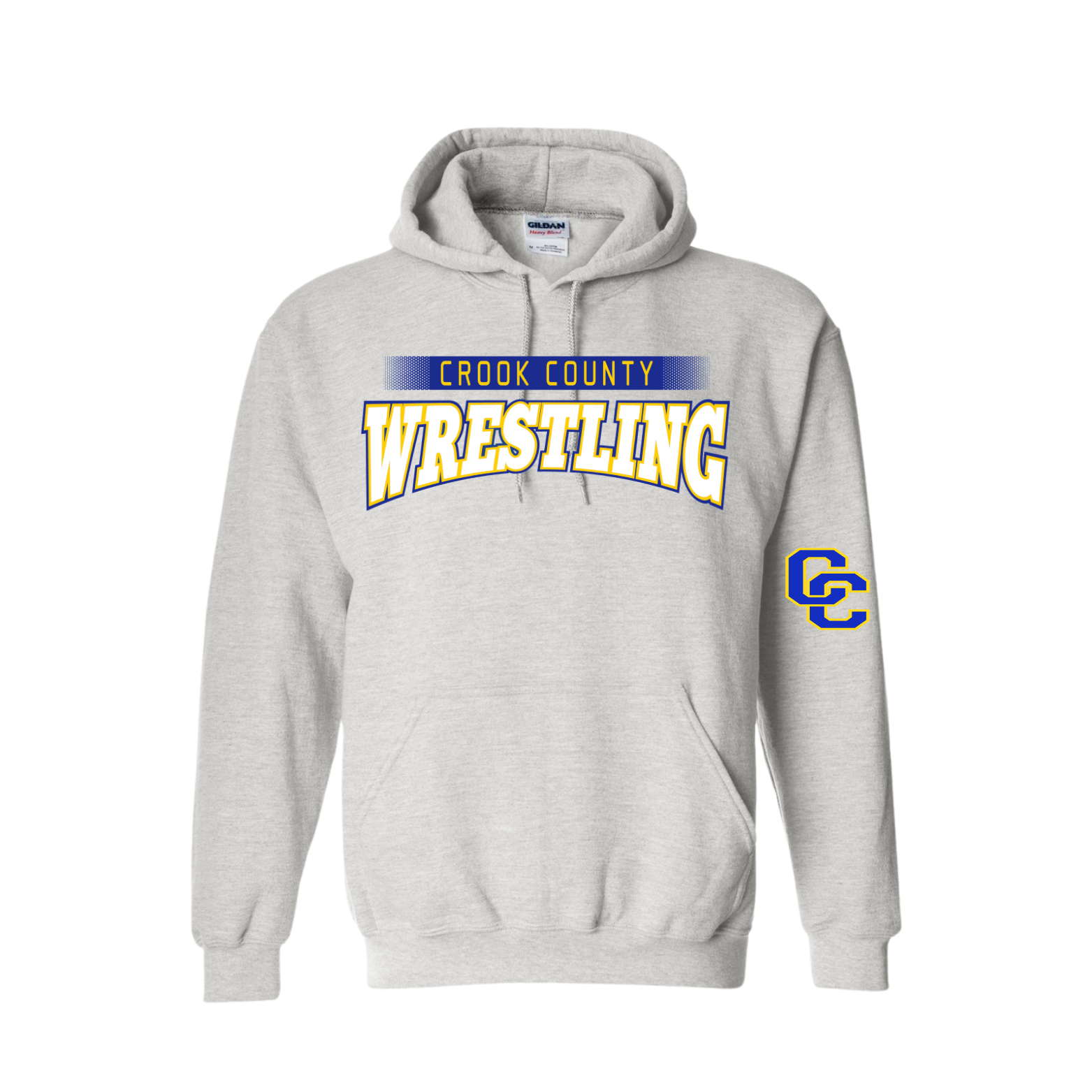 CC Wrestling Hoodie- Sport Grey