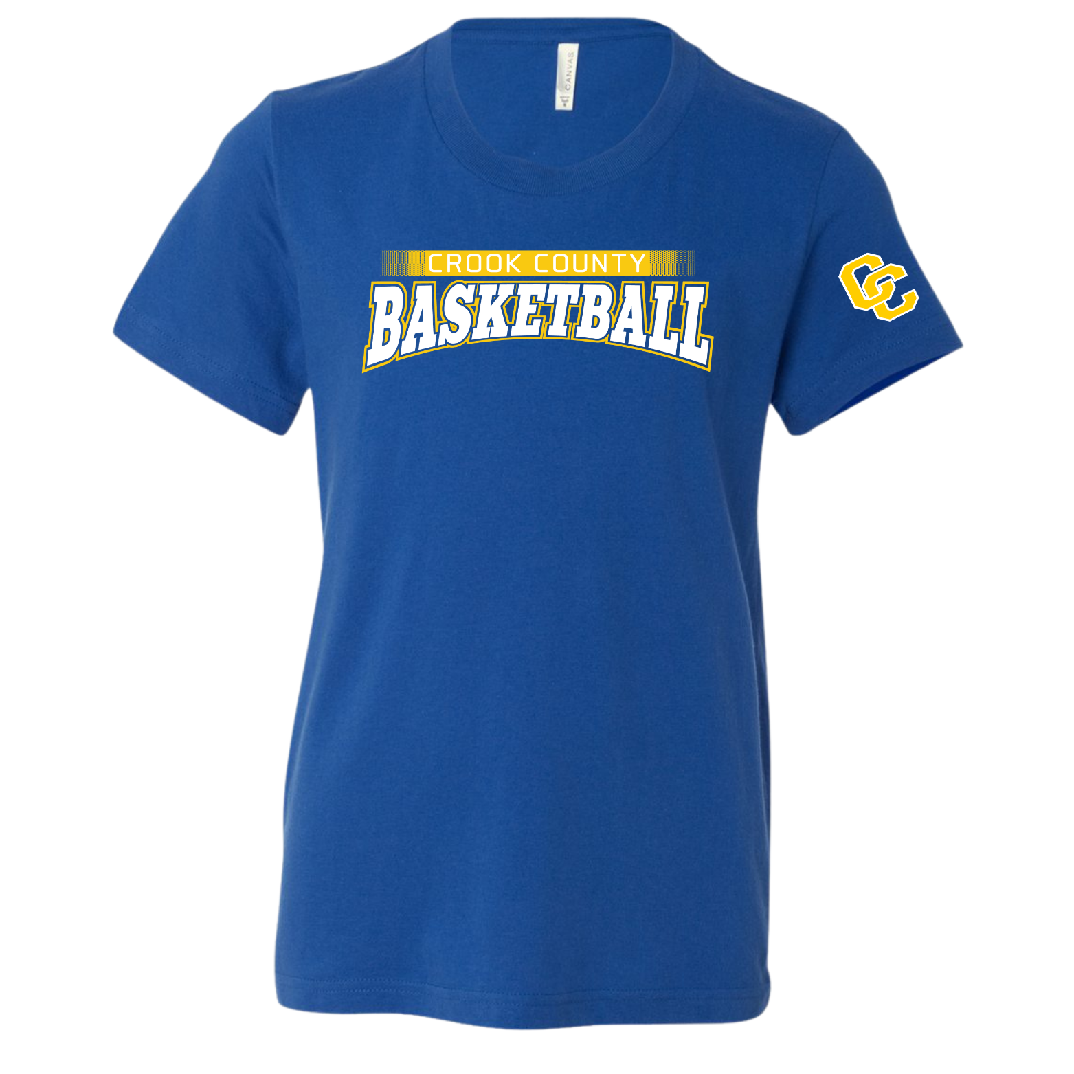 CC Basketball Tee w/CC Sleeve-Royal