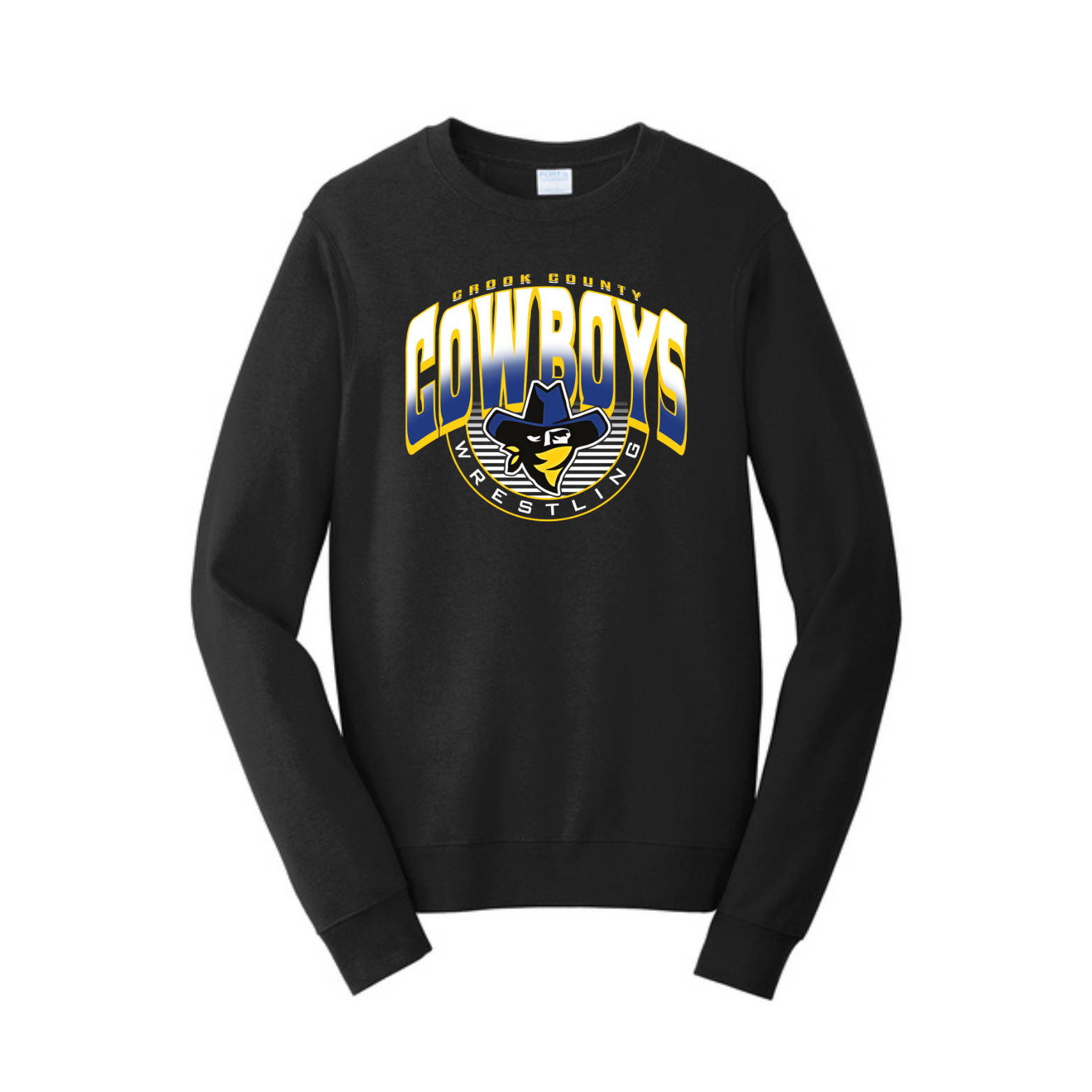 CC Cowboys Wrestling Ombre Crewneck