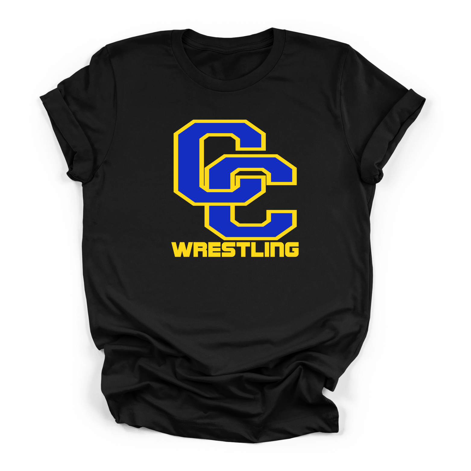 CC Wrestling Unisex Team Tee-Black