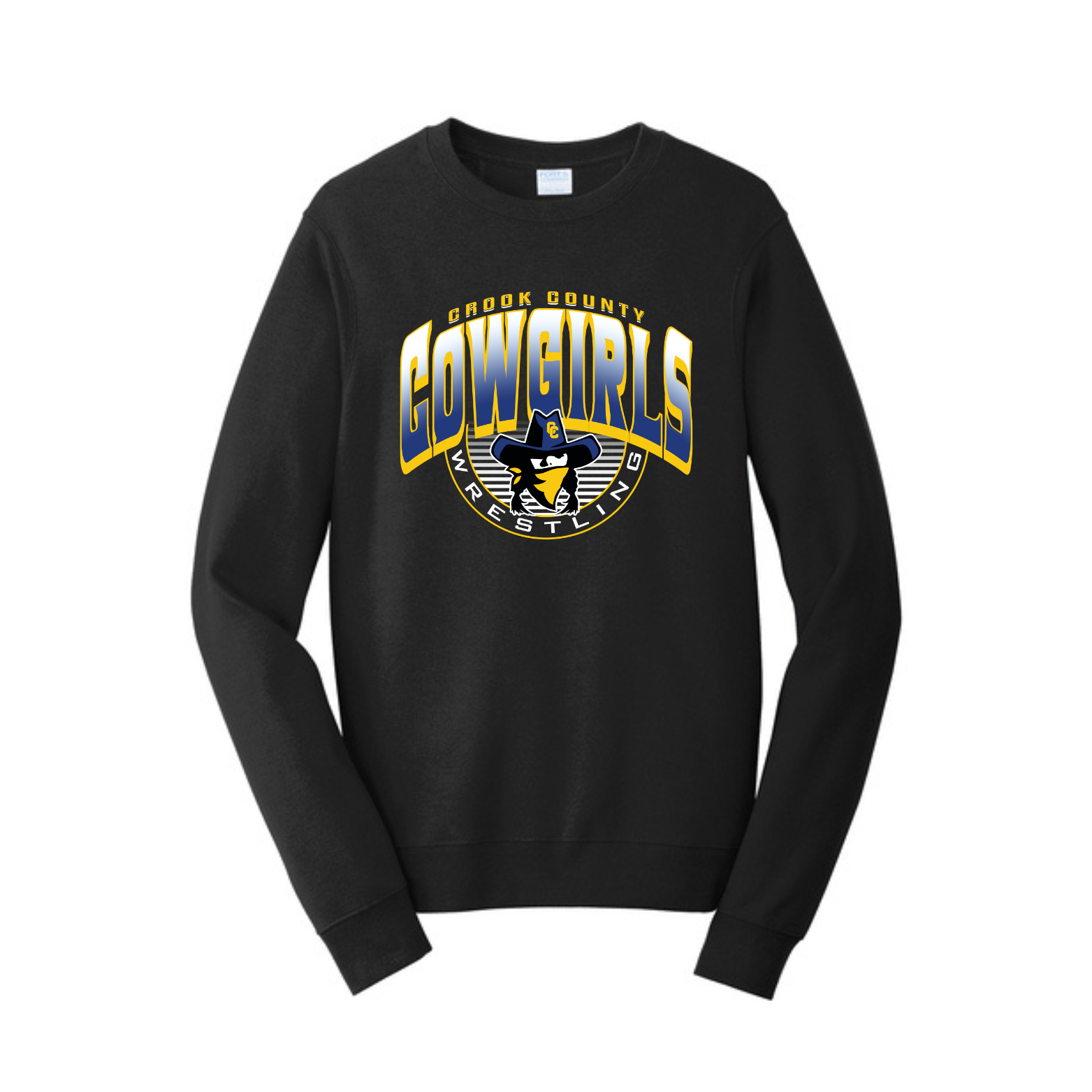 CC Cowgirls Wrestling Ombre Crewneck